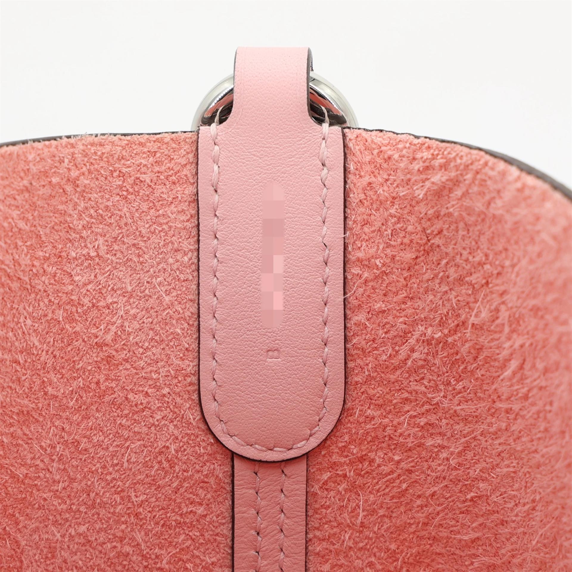 Excellent ( Rank SA ) HERMÈS In-The-Loop 18 Rose Sakura (3Q) Clemence Palladium hardware B (2023) - 11