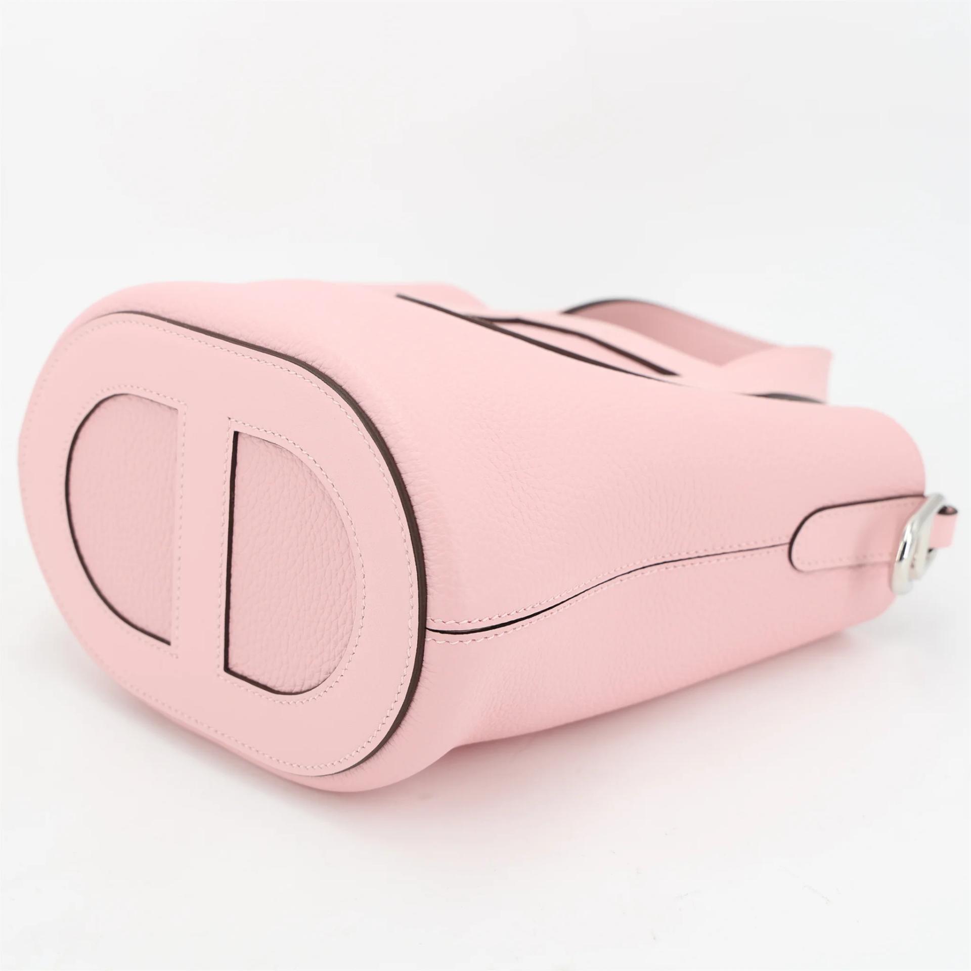 Excellent ( Rank SA ) HERMÈS In-The-Loop 18 Rose Sakura (3Q) Clemence Palladium hardware B (2023) - 5