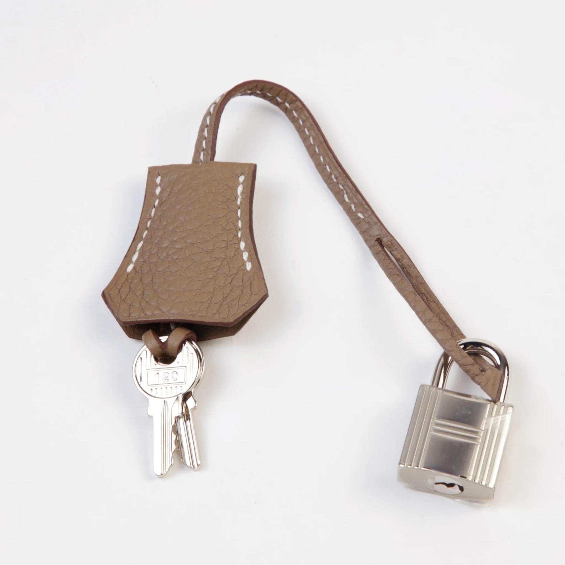 Brand New ( Rank N ) HERMÈS Birkin 25 Etoupe (18) Togo Palladium hardware G (2026) - 14