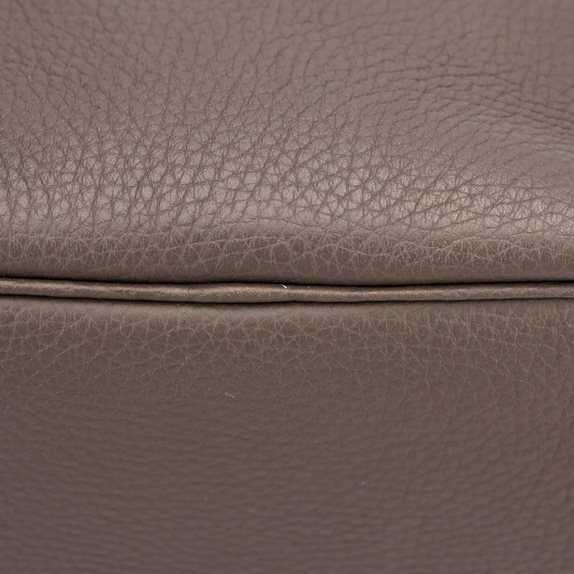 Very Good ( Rank A) HERMÈS Picotin Lock PM Etain (8F) Clemence Gold hardware D (2019) - 15
