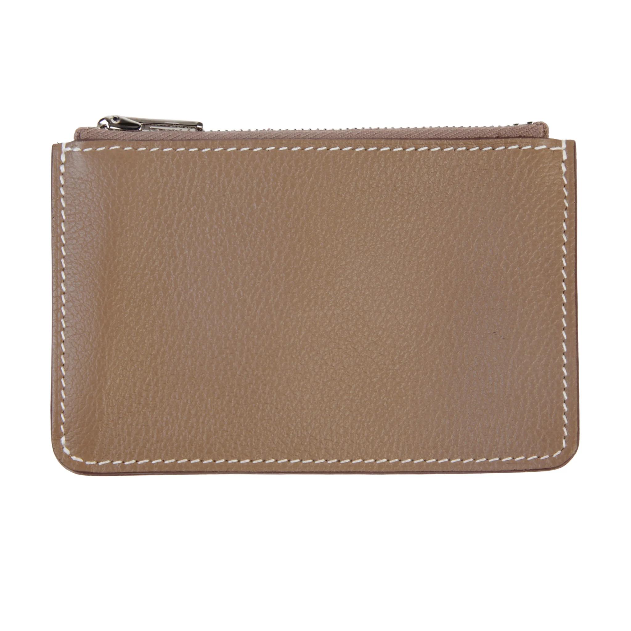 Brand New ( Rank N ) HERMÈS Roulis Slim Etoupe (18) Evercolor Palladium hardware - 12