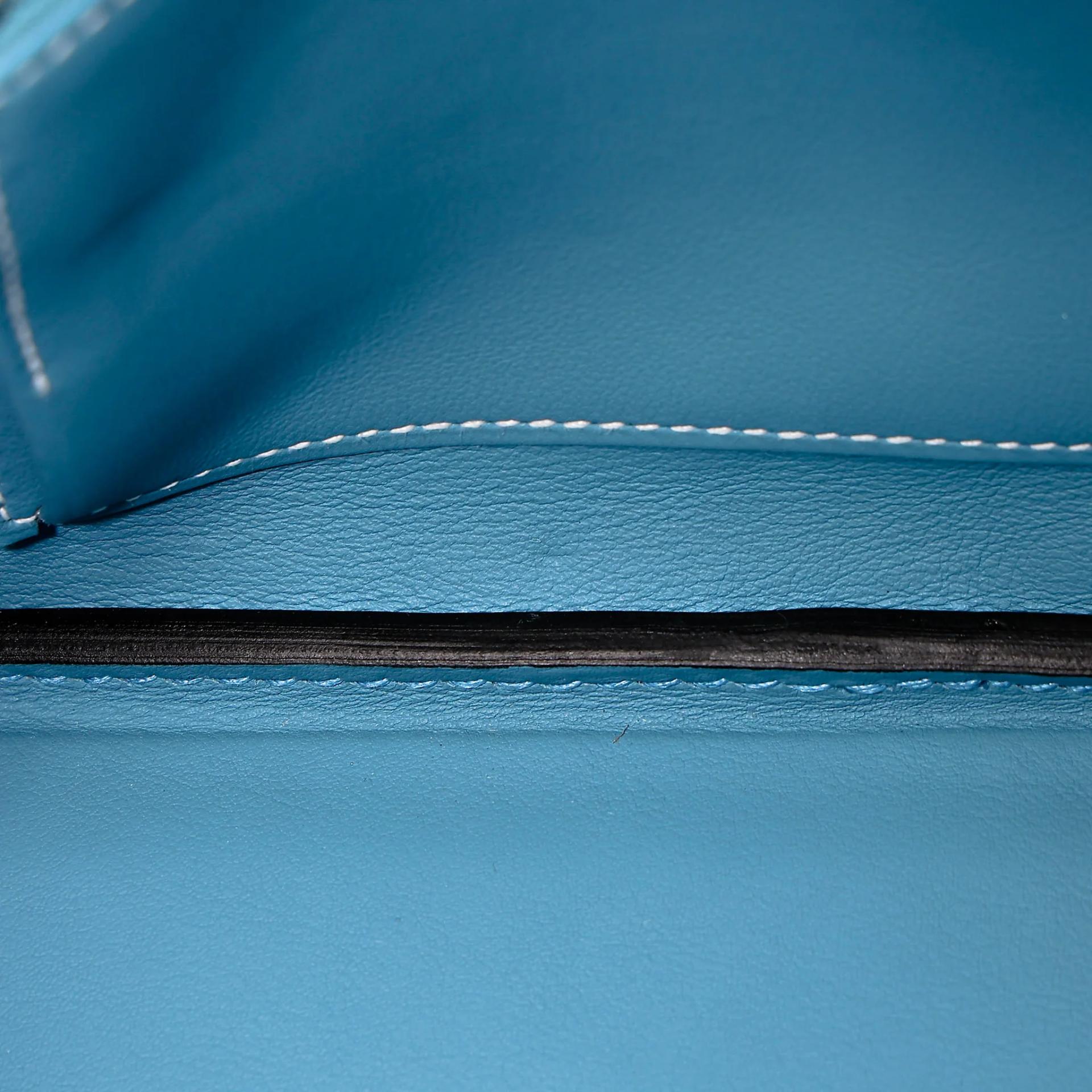 Brand New ( Rank N ) HERMÈS Birkin 25 Bleu Jean (75) Swift Palladium hardware K (2025) - 13