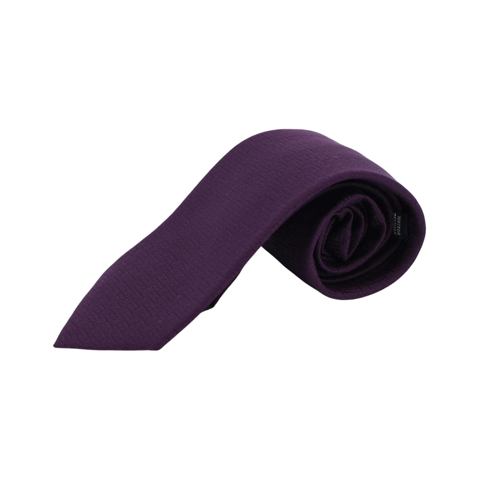 Neckties Cravate New Faconnee Purple
