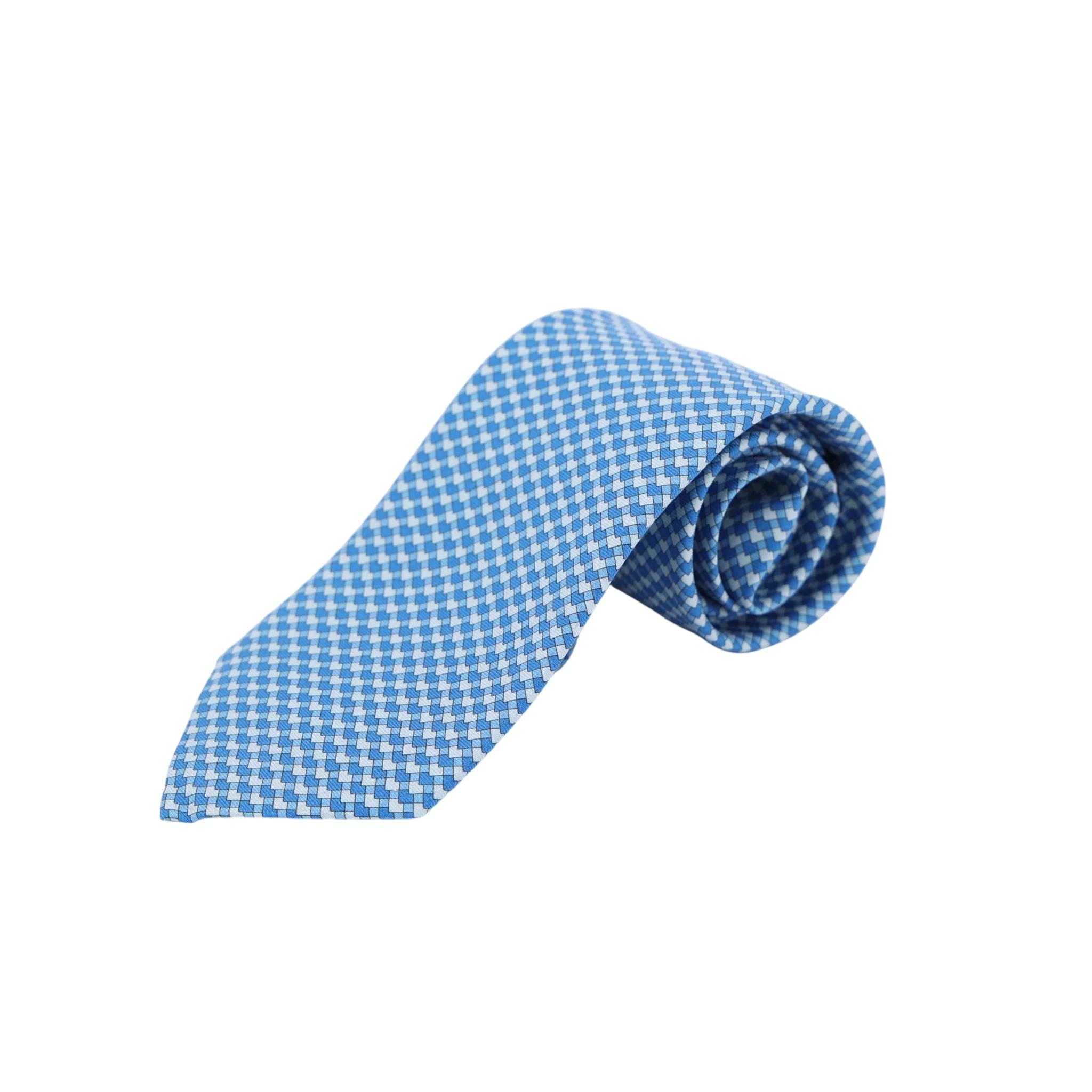 Neckties Blue White