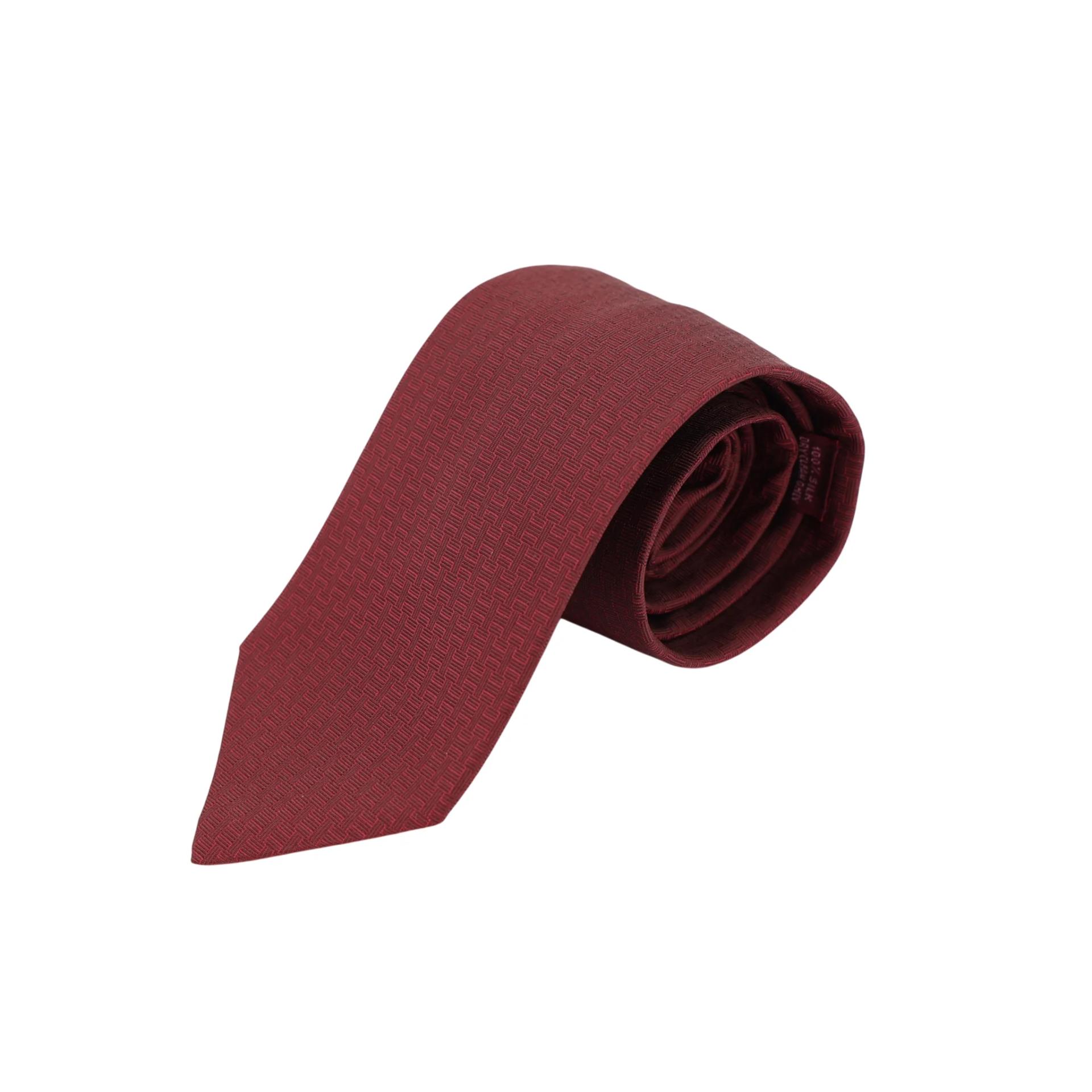 Neckties H shapes Red