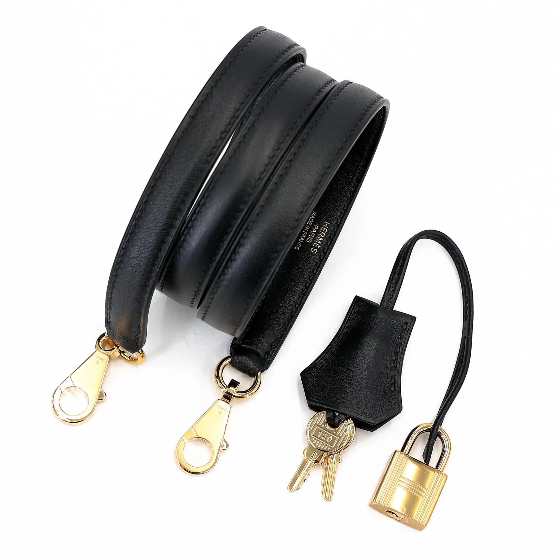 Brand New ( Rank N ) HERMÈS Kelly 25 Noir (89) Veau Cheri Gold hardware K (2025) - 19