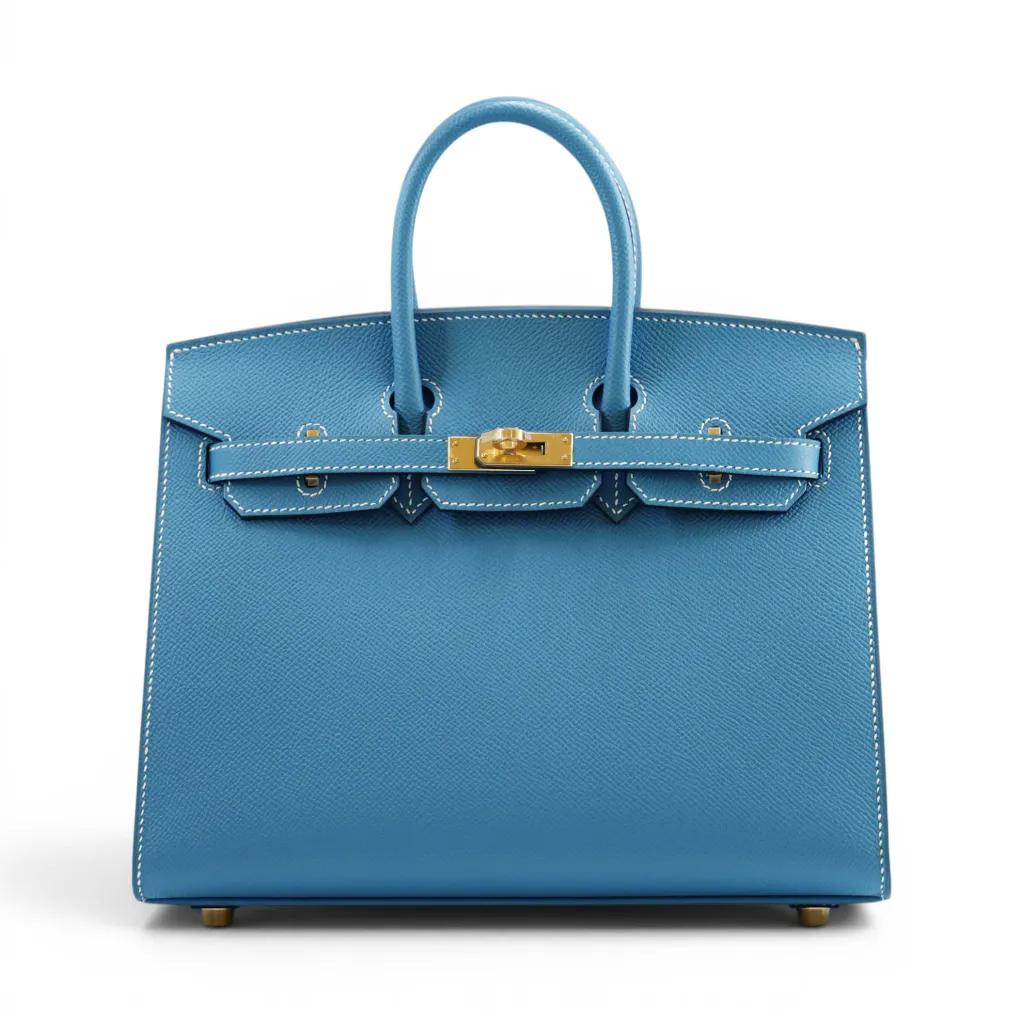 Birkin 25 Sellier New Bleu Jean (D2)