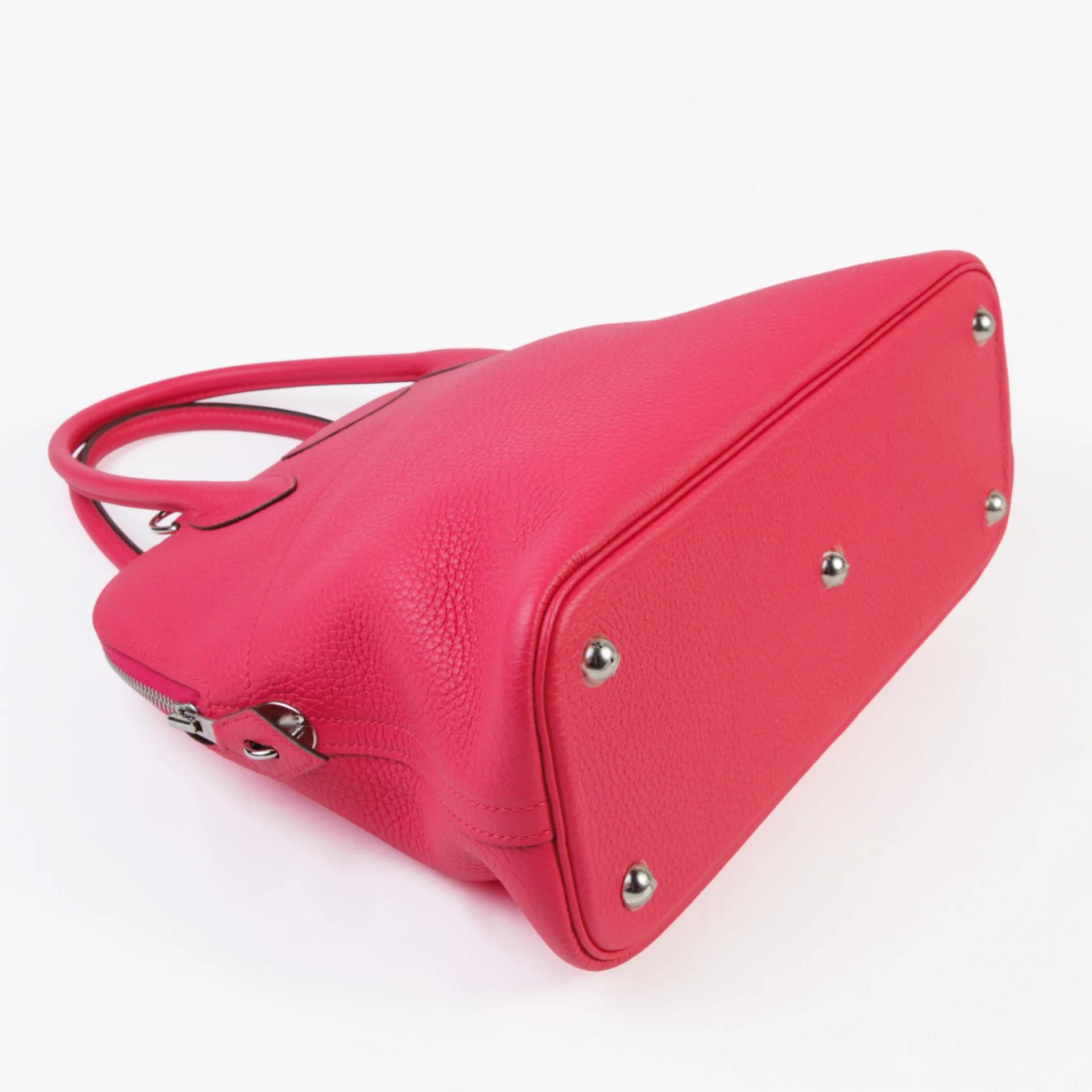 Unused ( Rank NS ) HERMÈS Bolide 31 Rose Extreme (I6) Clemence Palladium hardware Z (2021) - 4