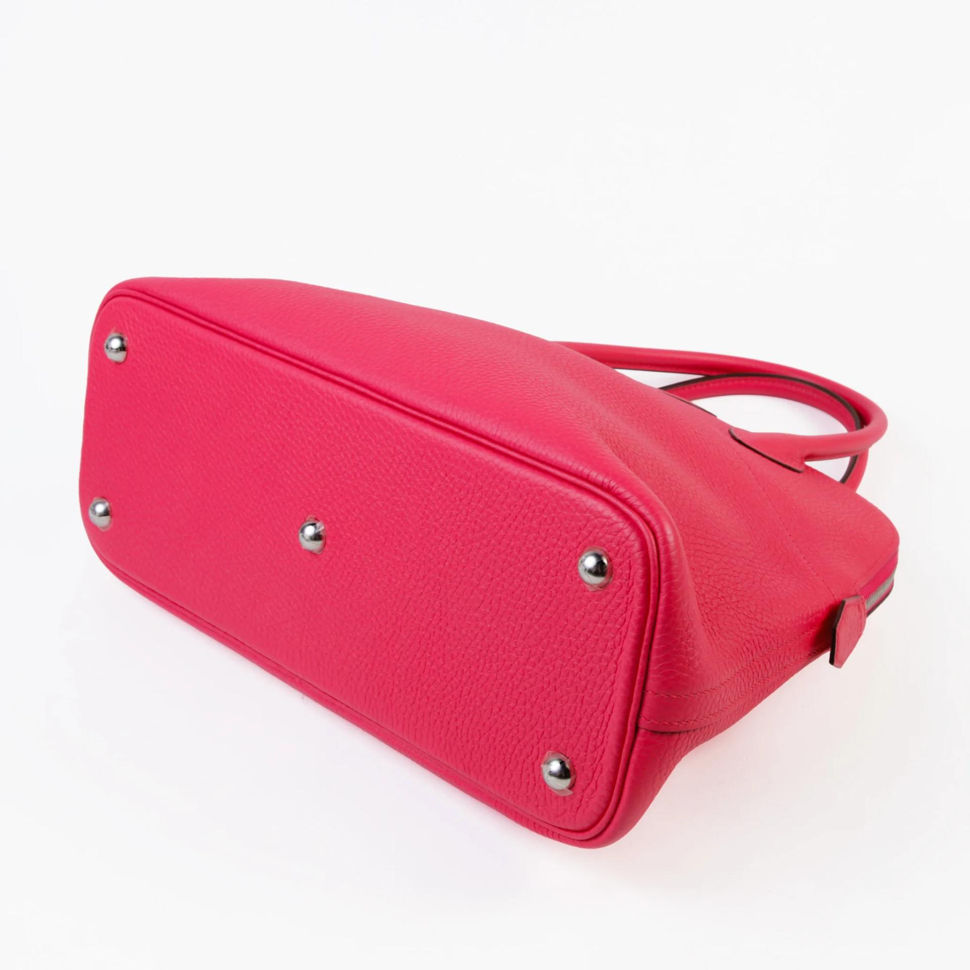 Unused ( Rank NS ) HERMÈS Bolide 31 Rose Extreme (I6) Clemence Palladium hardware Z (2021) - 5