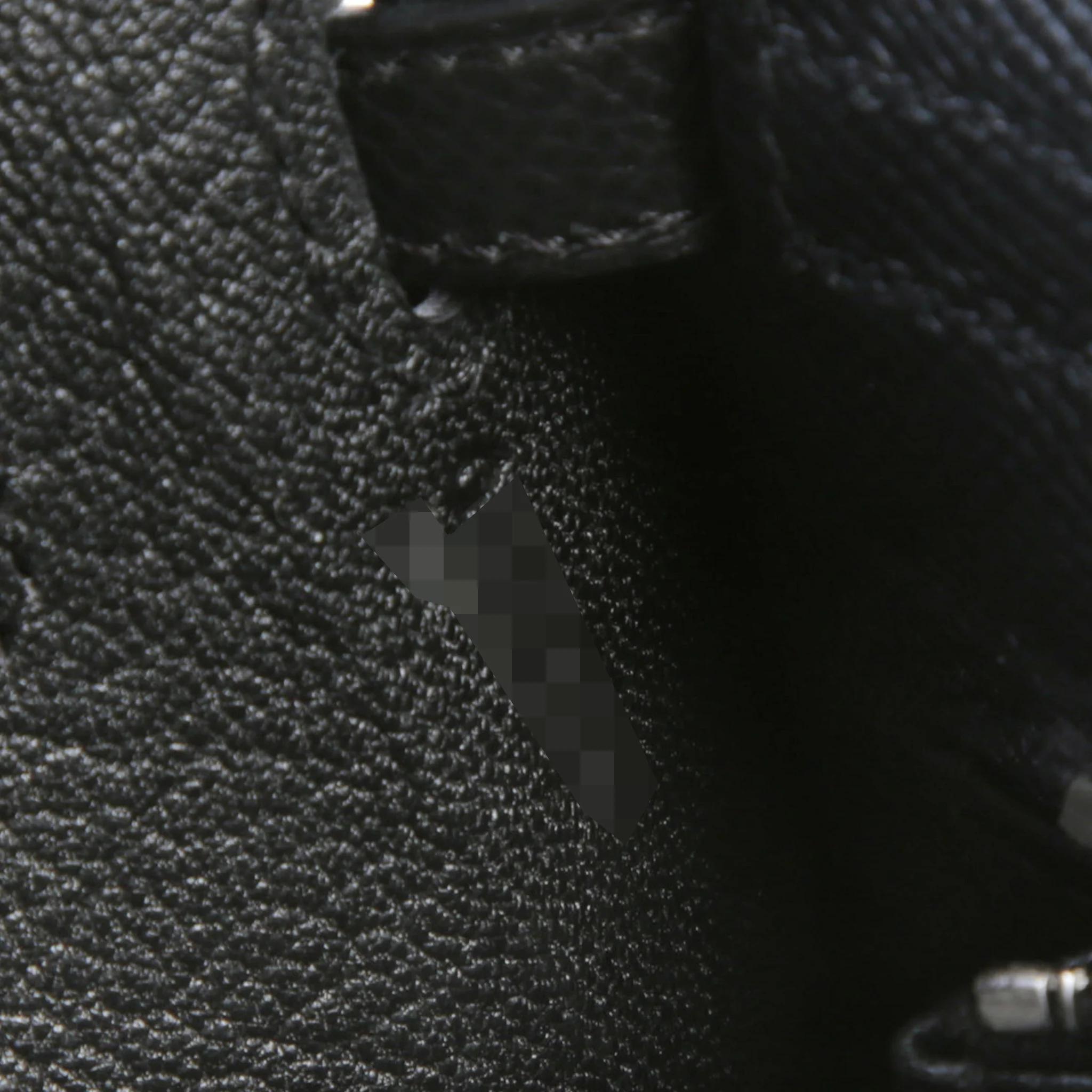 Brand New ( Rank N ) HERMÈS Kelly 25 Sellier Noir (89) Epsom Palladium hardware G (2026) - 13