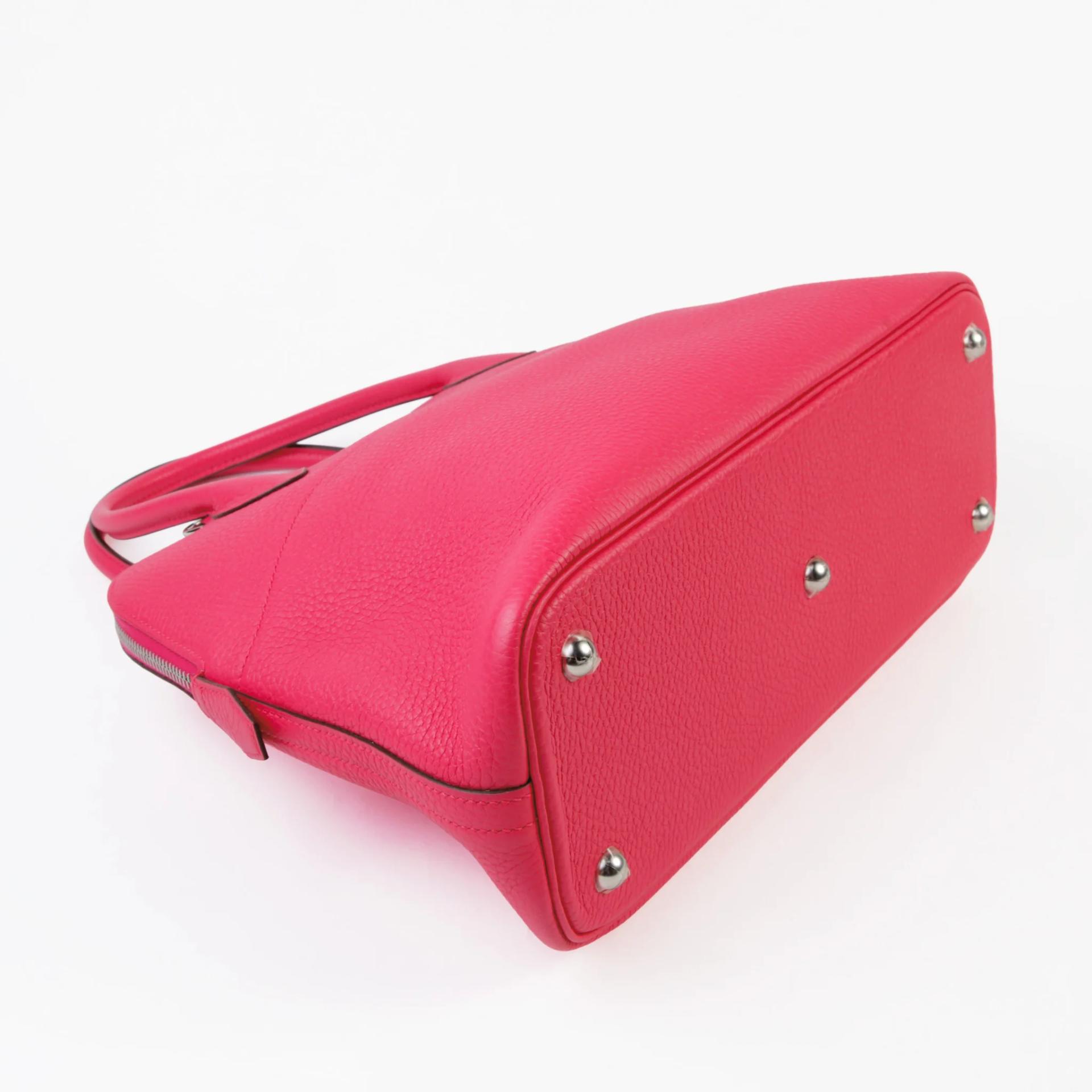 Unused ( Rank NS ) HERMÈS Bolide 31 Rose Extreme (I6) Clemence Palladium hardware Z (2021) - 6