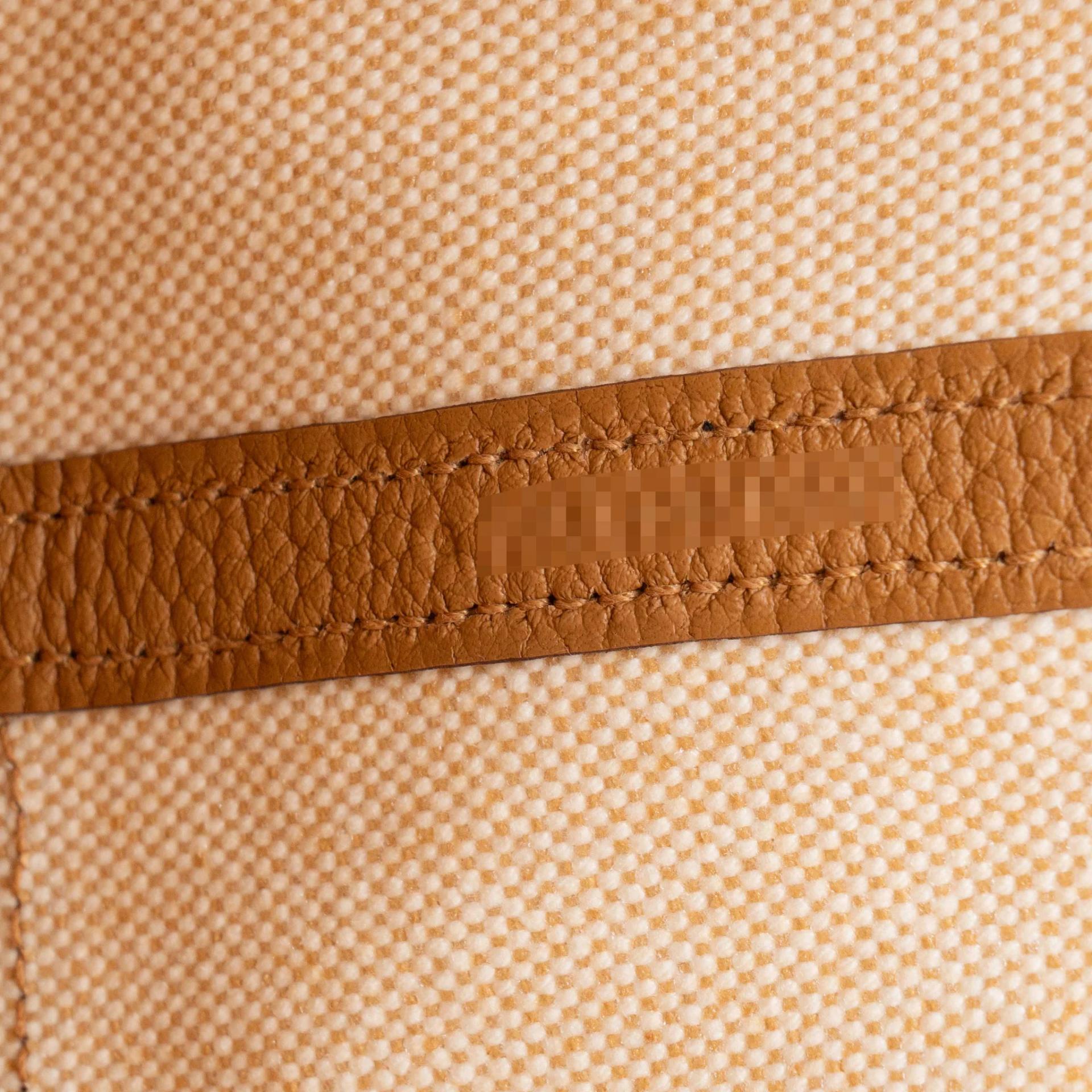 Brand New ( Rank N ) HERMÈS Neo Garden Party 23 Sesame (2S) Negonda Toile H Viking canvas Palladium hardware G (2026) - 15