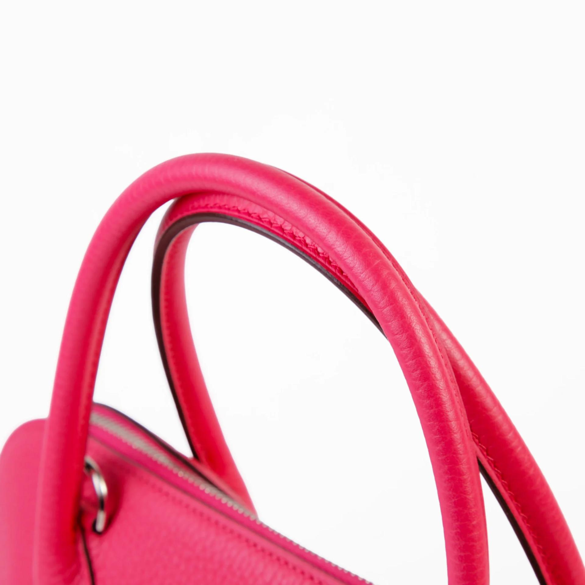Unused ( Rank NS ) HERMÈS Bolide 31 Rose Extreme (I6) Clemence Palladium hardware Z (2021) - 3