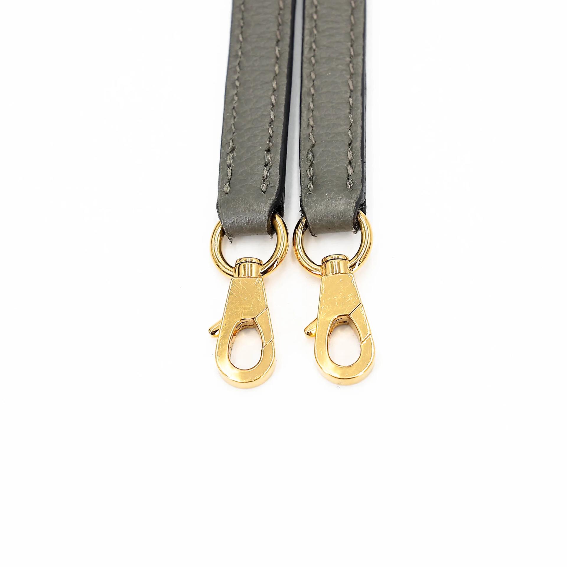 Excellent ( Rank SA ) HERMÈS Mini Bolide 1923 Gris Meyer (0L) Evercolor Gold hardware W (2024) - 38