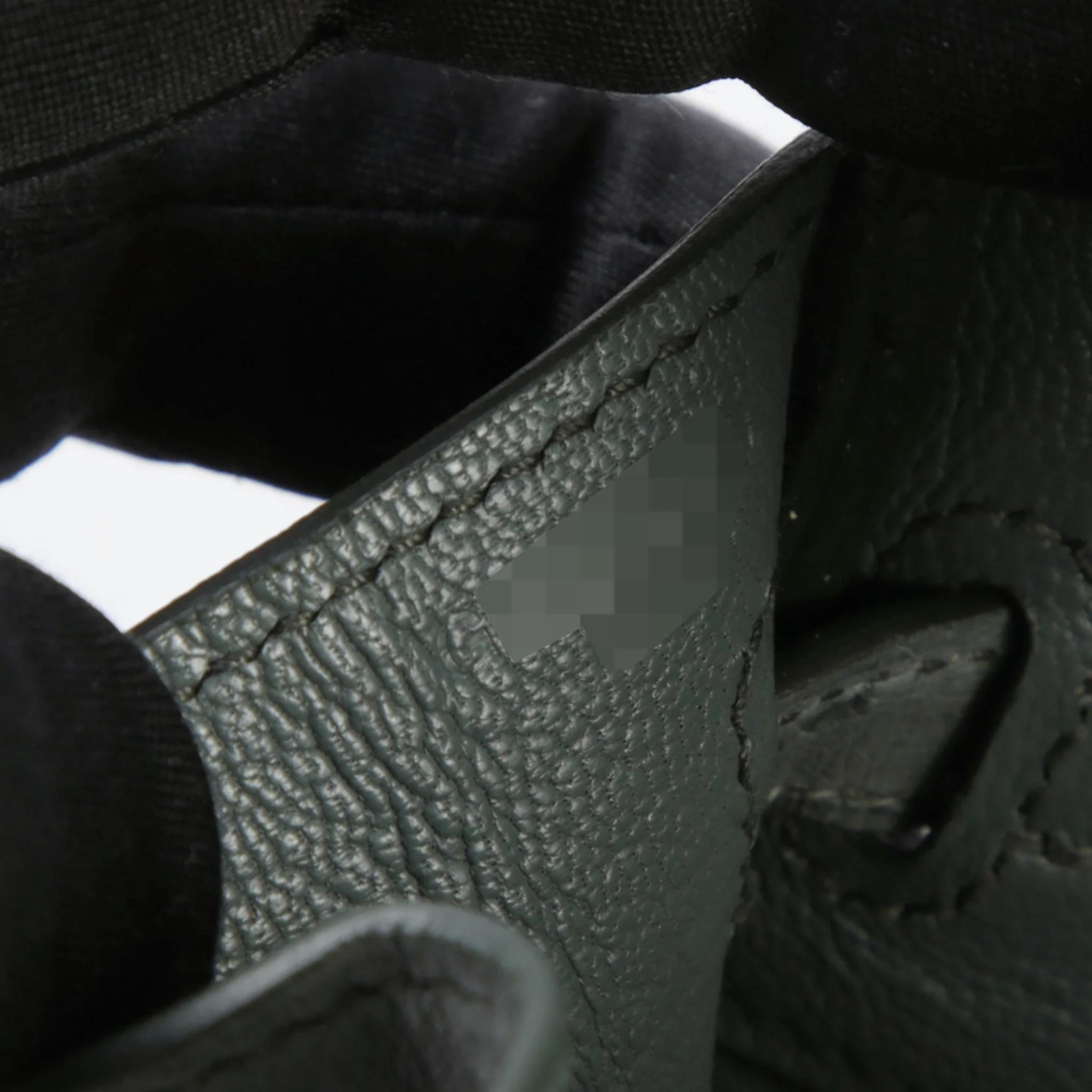 Brand New ( Rank N ) HERMÈS Birkin 25 Vert Amande (63) Ostrich Palladium hardware G (2026) - 13