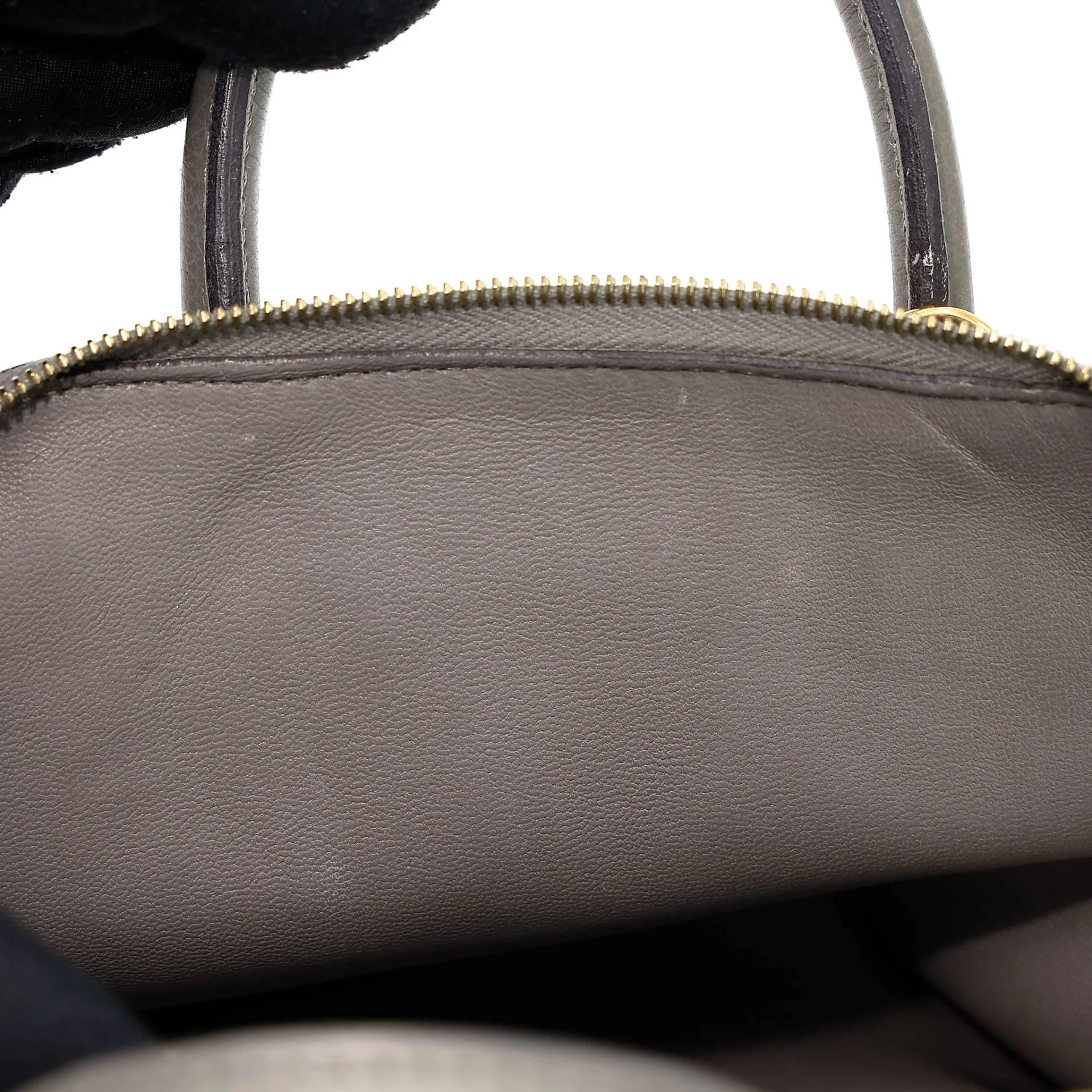 Excellent ( Rank SA ) HERMÈS Mini Bolide 1923 Gris Meyer (0L) Evercolor Gold hardware W (2024) - 32