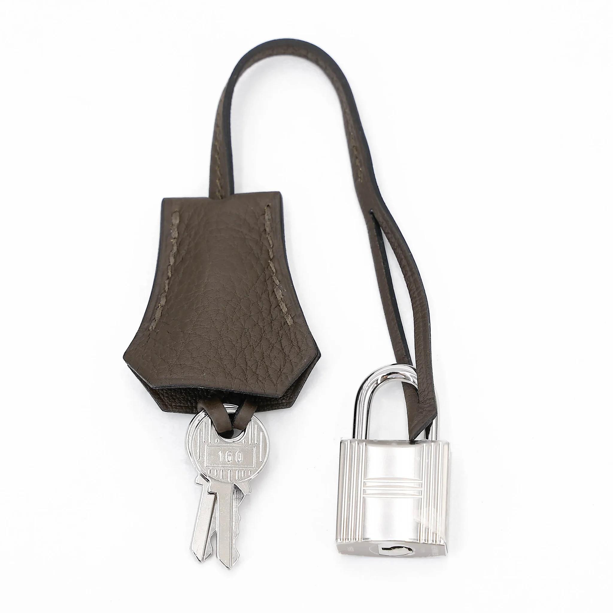 Brand New ( Rank N ) HERMÈS Birkin 25 Vert Loden (V8) Togo Palladium hardware G (2026) - 16