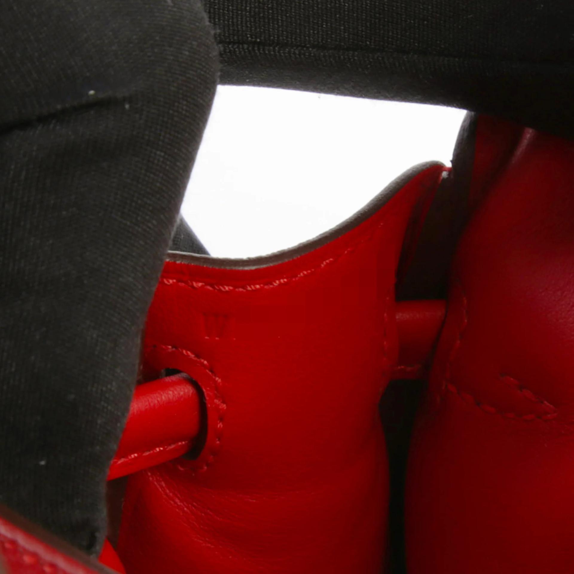 Unused ( Rank NS ) HERMÈS Limited Edition Kelly Doll Rouge Radieux (O5) Swift Palladium hardware W (2024) - 11