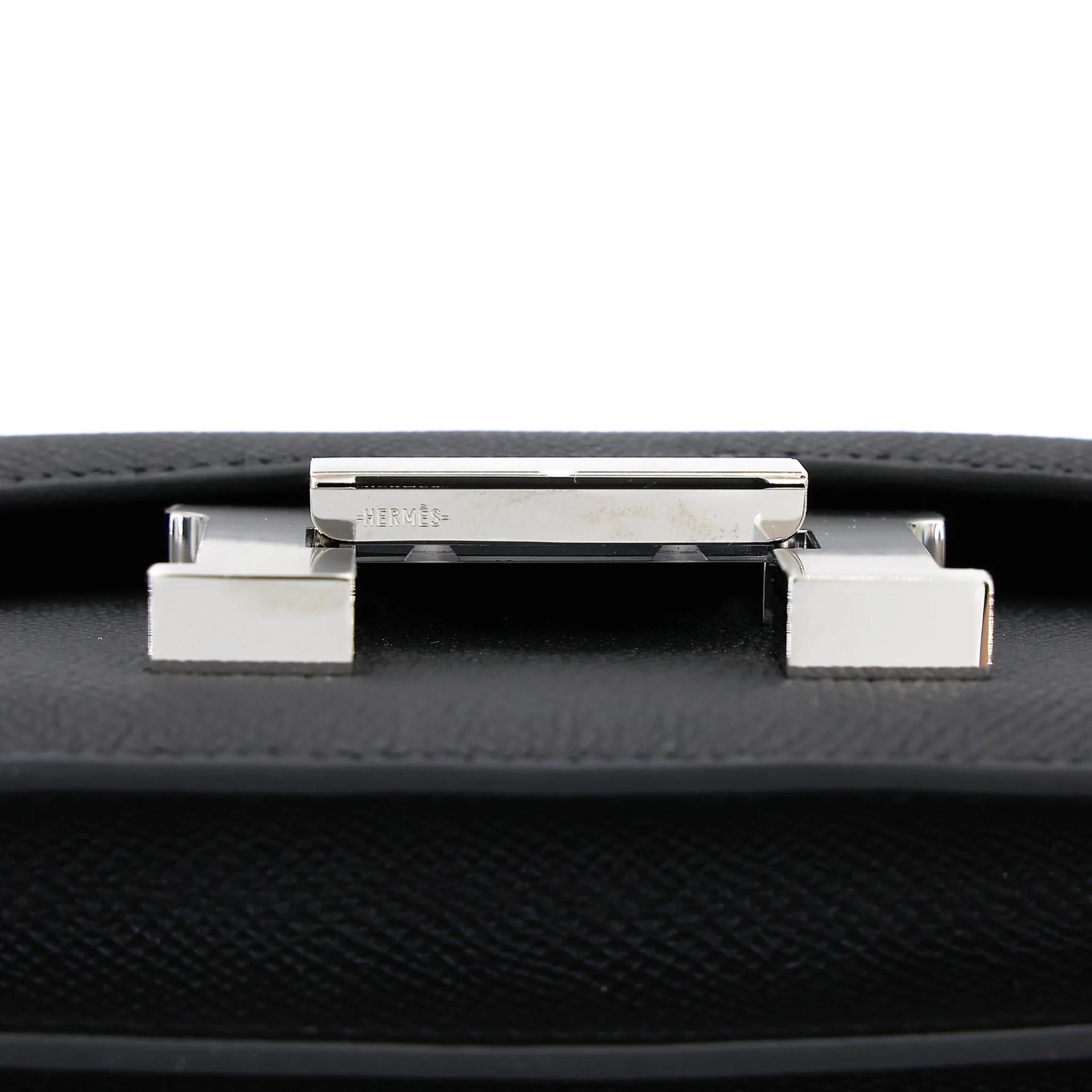 ランク N 新品 HERMÈS エルメス コンスタンス ミニ 19 ミラー ブラック (89) エプソン シルバー金具 G刻印 (2026) - 9