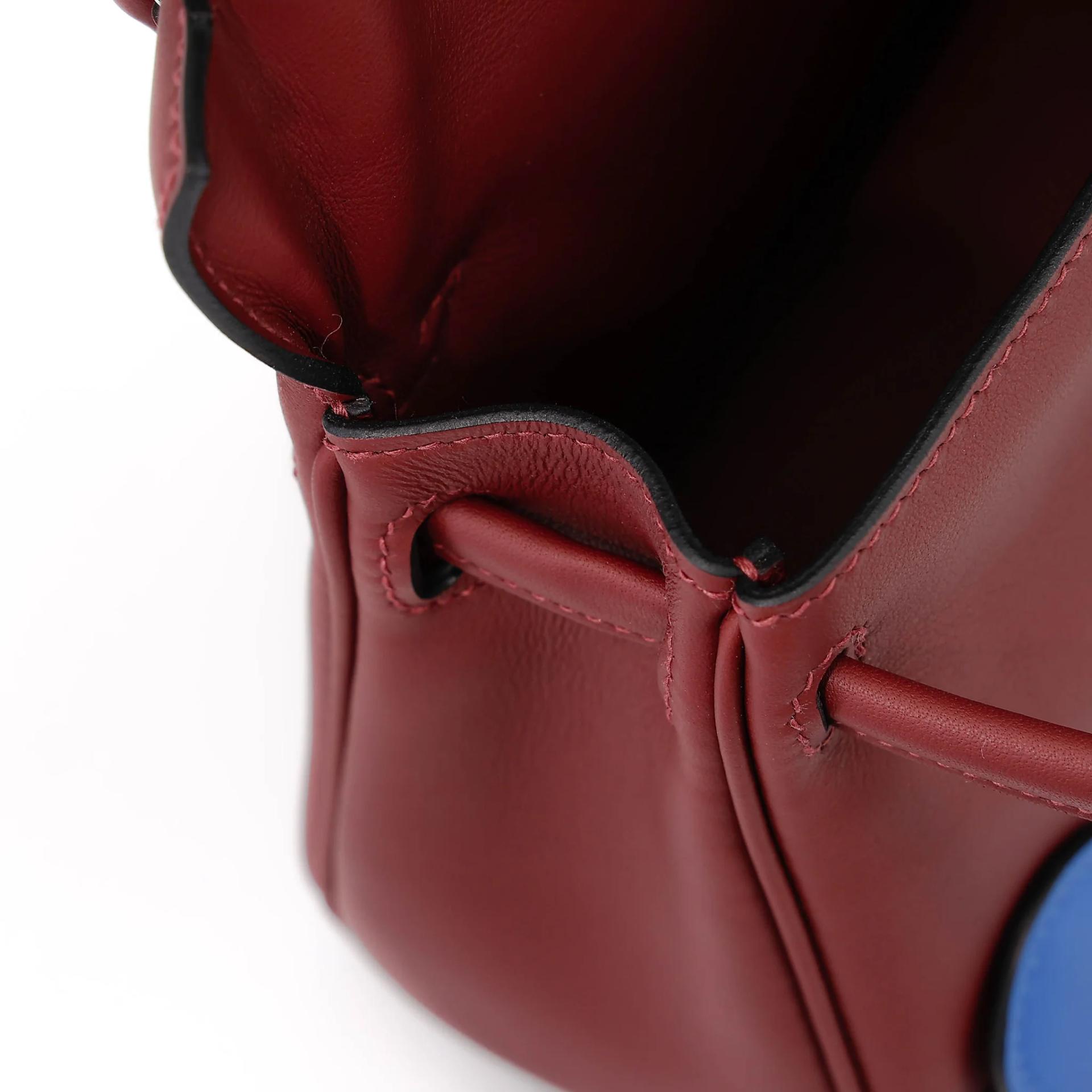 Brand New ( Rank N ) HERMÈS Limited Edition Kelly Doll Rouge H (55) Bleu Hydra (T7) Swift Palladium hardware G (2026) - 16