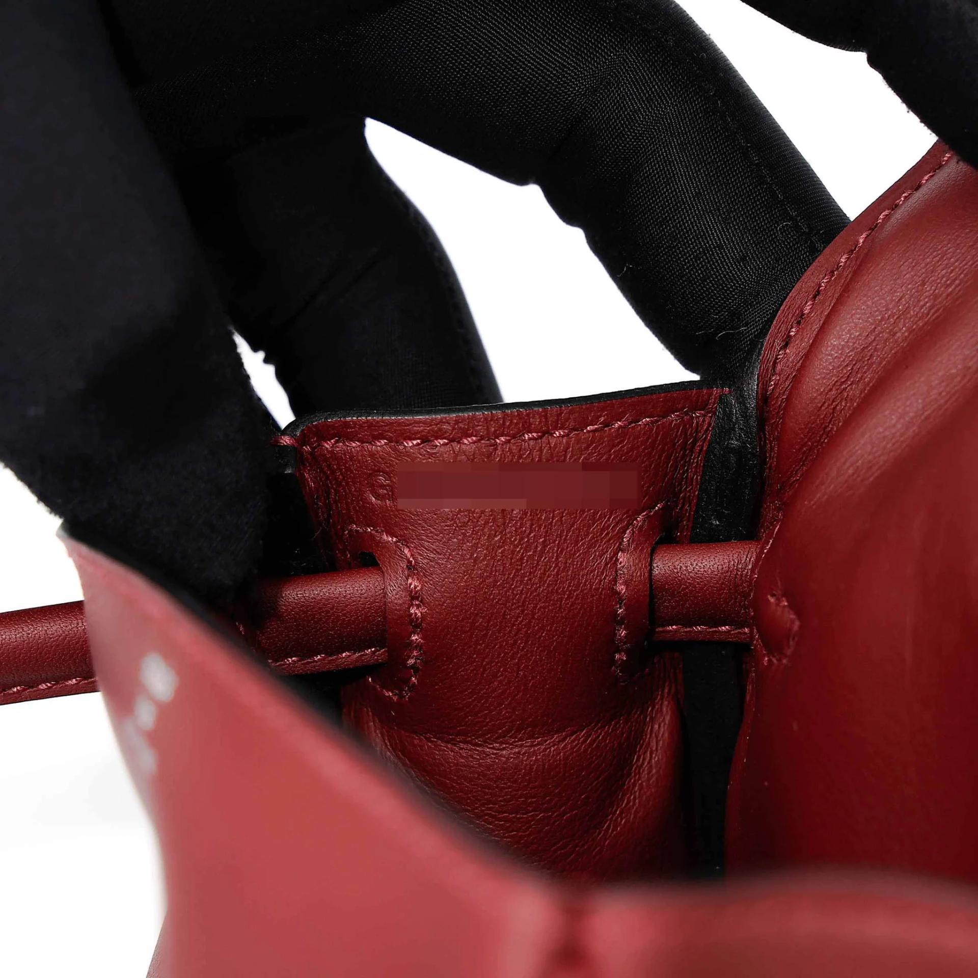 Brand New ( Rank N ) HERMÈS Limited Edition Kelly Doll Rouge H (55) Bleu Hydra (T7) Swift Palladium hardware G (2026) - 14