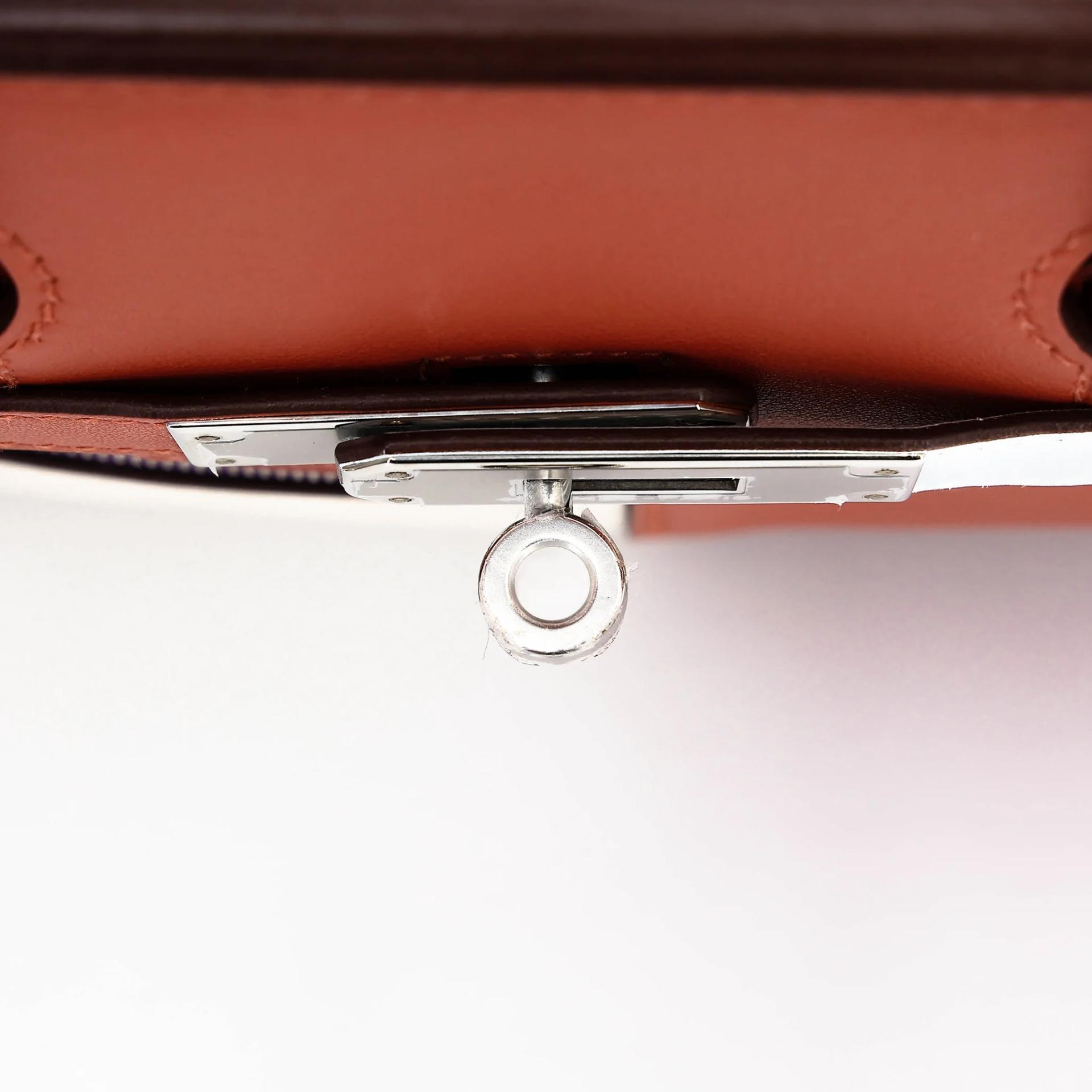 Very Good ( Rank A) HERMÈS Limited Edition Birkin 30 Colormatic Cuivre (6C) Nata (I2) Bleu Brume (T0) Chai (0M) Lime (9R) Swift Palladium hardware U (2022) - 21