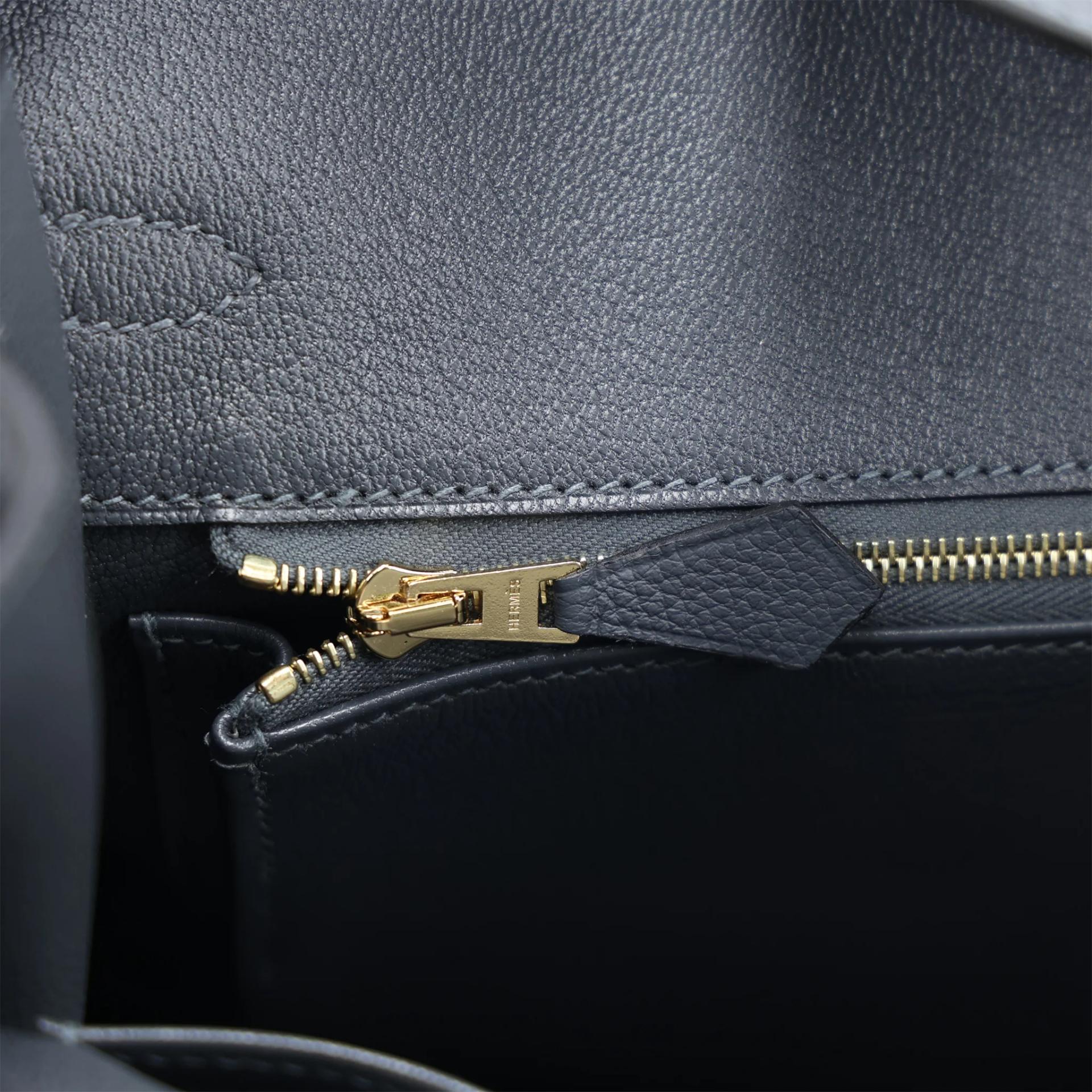 Brand New ( Rank N ) HERMÈS Birkin 25 Gris misty (H0) Togo Gold hardware G (2026) - 14