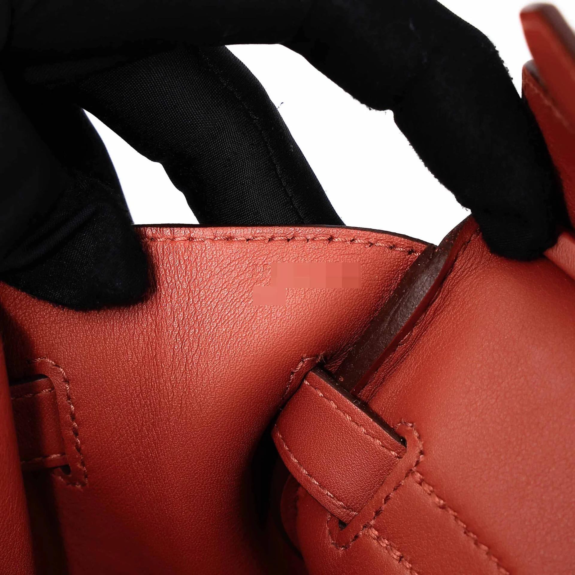 Very Good ( Rank A) HERMÈS Limited Edition Birkin 30 Colormatic Cuivre (6C) Nata (I2) Bleu Brume (T0) Chai (0M) Lime (9R) Swift Palladium hardware U (2022) - 27