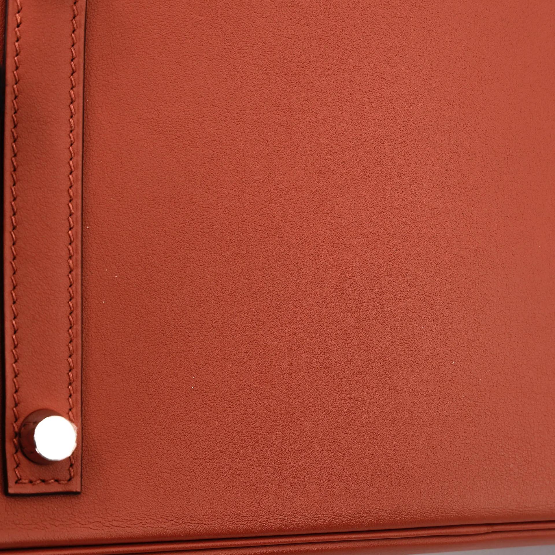Very Good ( Rank A) HERMÈS Limited Edition Birkin 30 Colormatic Cuivre (6C) Nata (I2) Bleu Brume (T0) Chai (0M) Lime (9R) Swift Palladium hardware U (2022) - 14