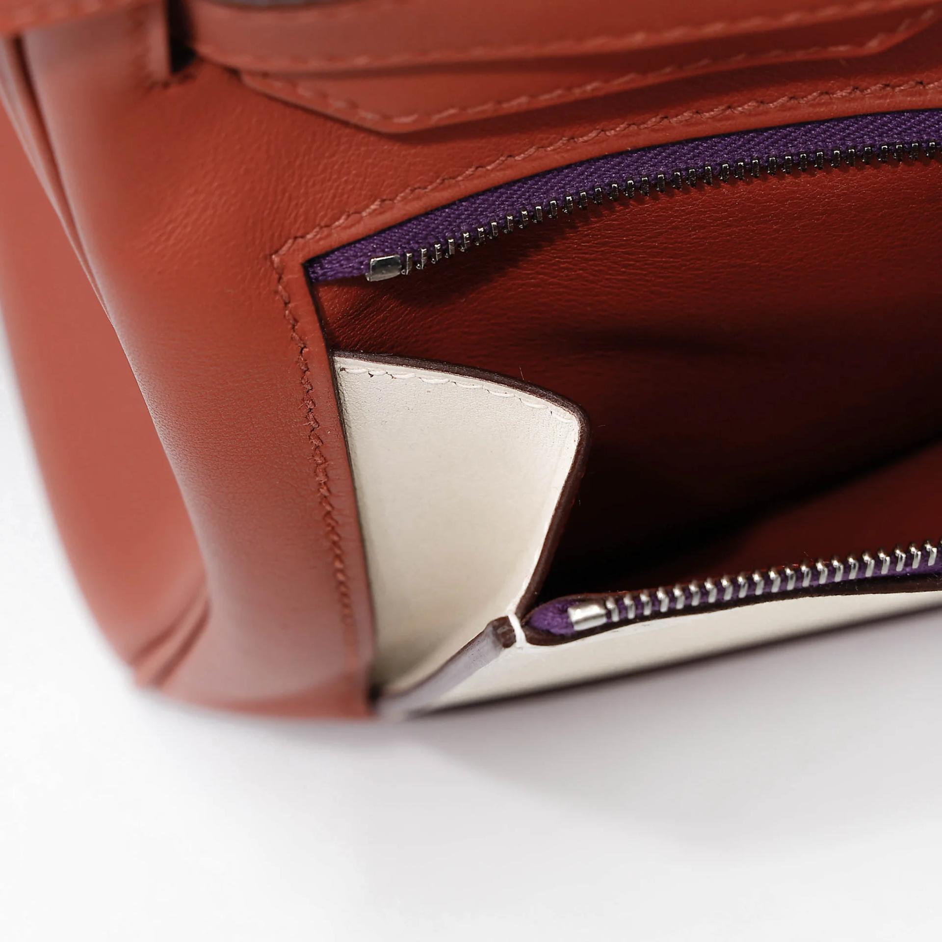 Very Good ( Rank A) HERMÈS Limited Edition Birkin 30 Colormatic Cuivre (6C) Nata (I2) Bleu Brume (T0) Chai (0M) Lime (9R) Swift Palladium hardware U (2022) - 18