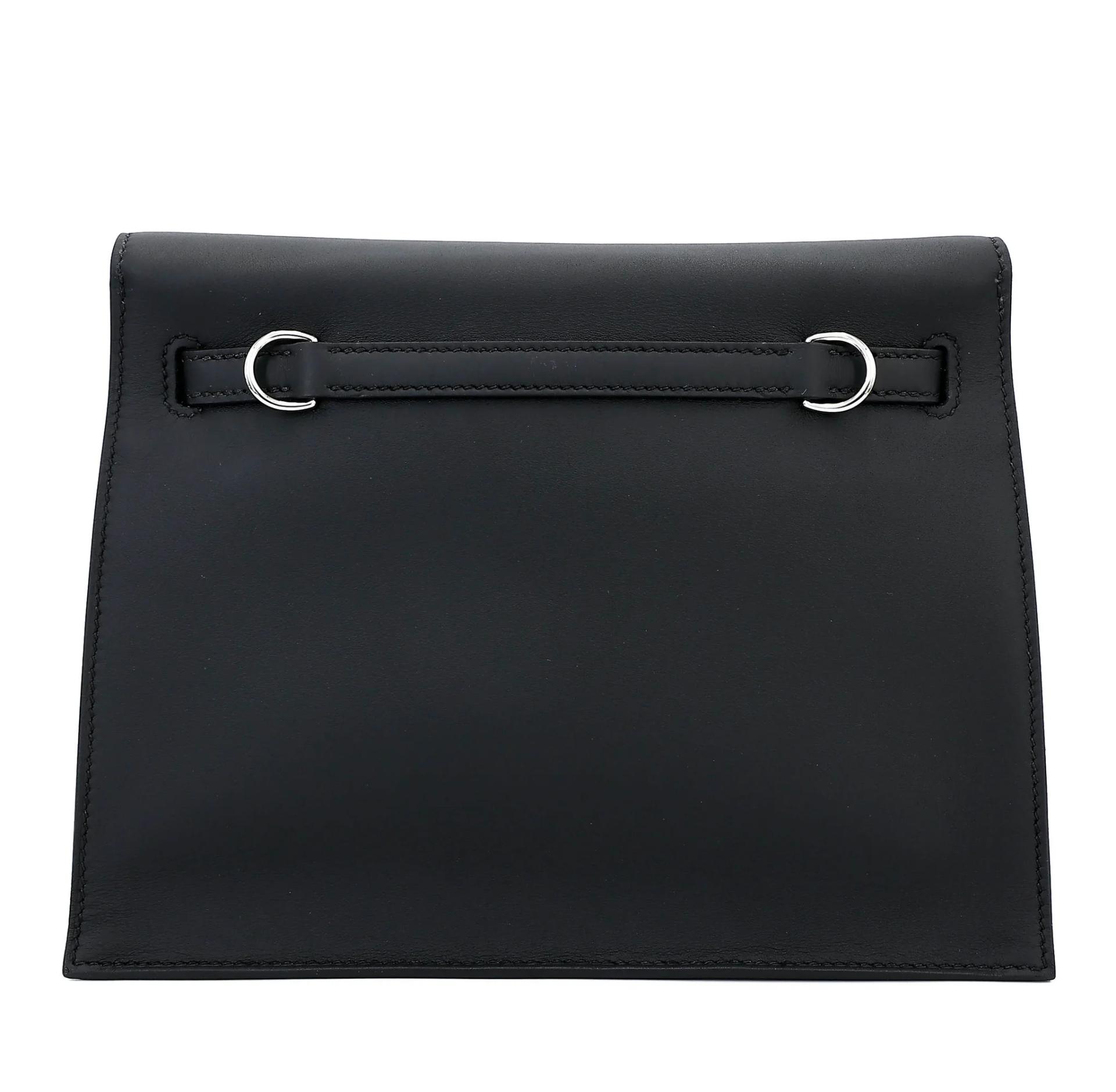 Brand New ( Rank N ) HERMÈS Kelly Danse Noir (89) Swift Palladium hardware G (2026) - 2