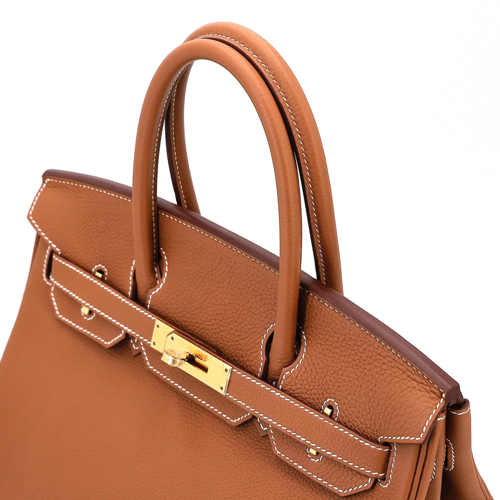 Unused ( Rank NS ) HERMÈS Birkin 30 Gold (37) Togo Palladium hardware U (2022) - 3