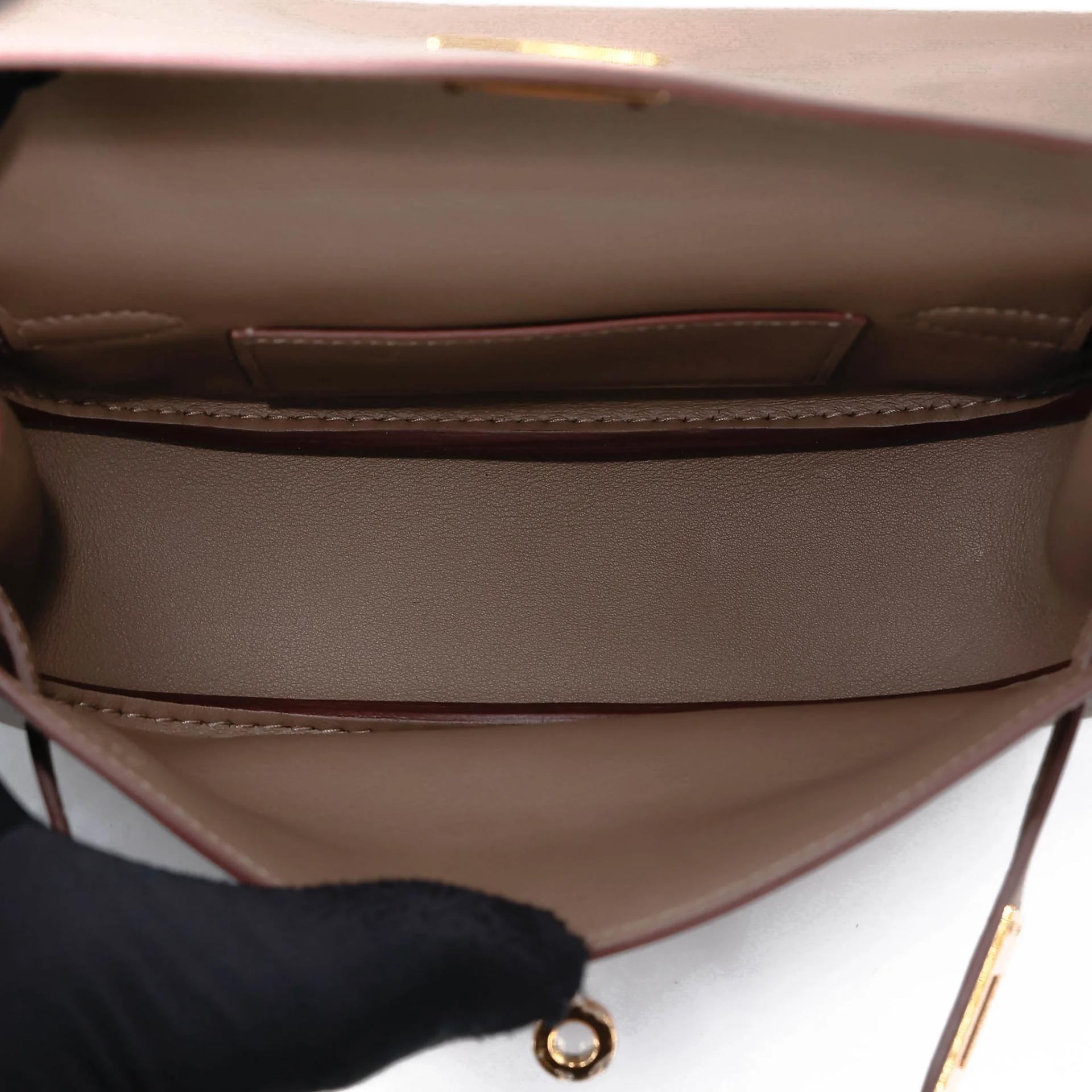 Unused ( Rank NS ) HERMÈS Kelly Moove Etoupe (18) Swift Gold hardware B (2023) - 36