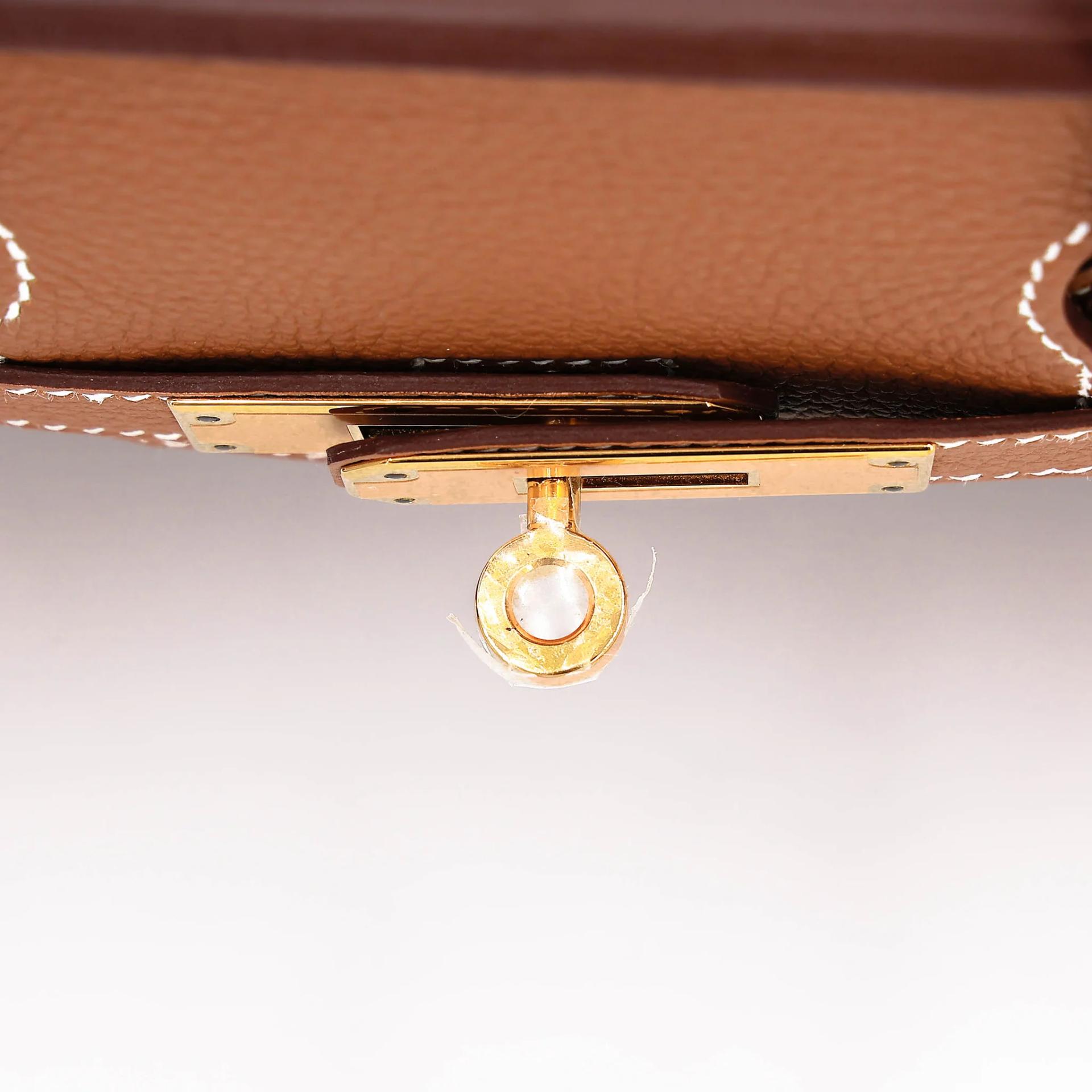 Unused ( Rank NS ) HERMÈS Birkin 30 Gold (37) Togo Palladium hardware U (2022) - 9