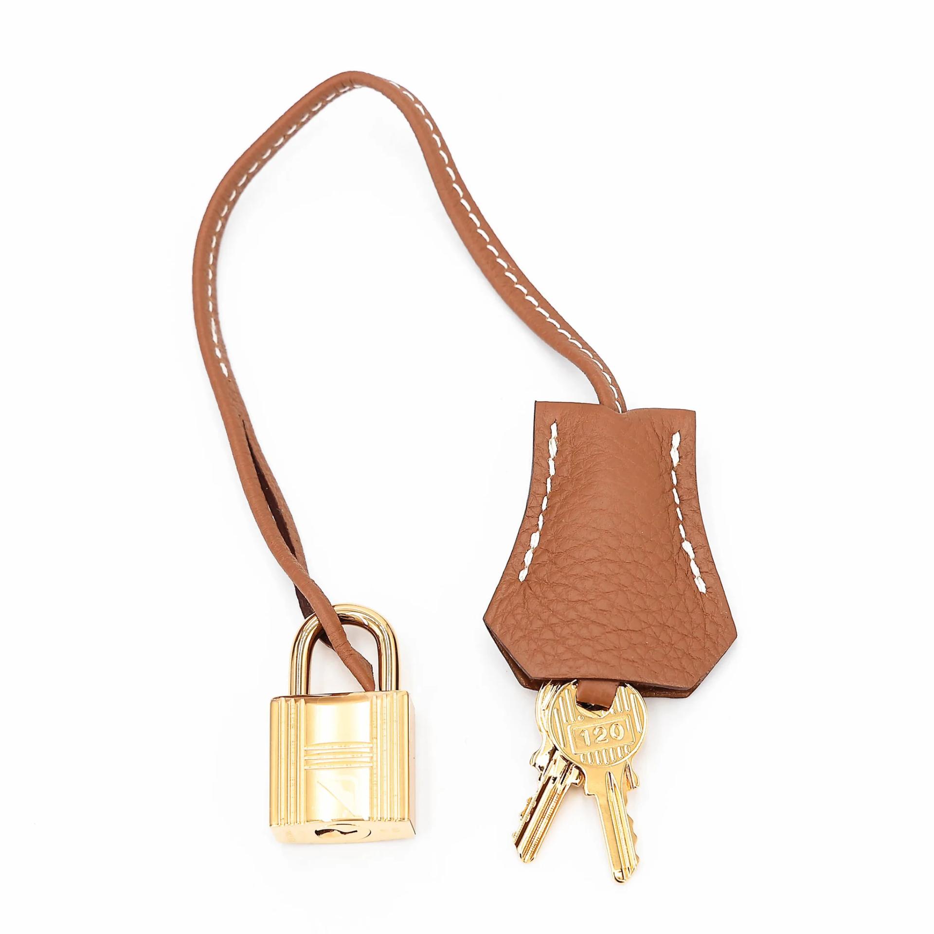 Unused ( Rank NS ) HERMÈS Birkin 30 Gold (37) Togo Palladium hardware U (2022) - 16