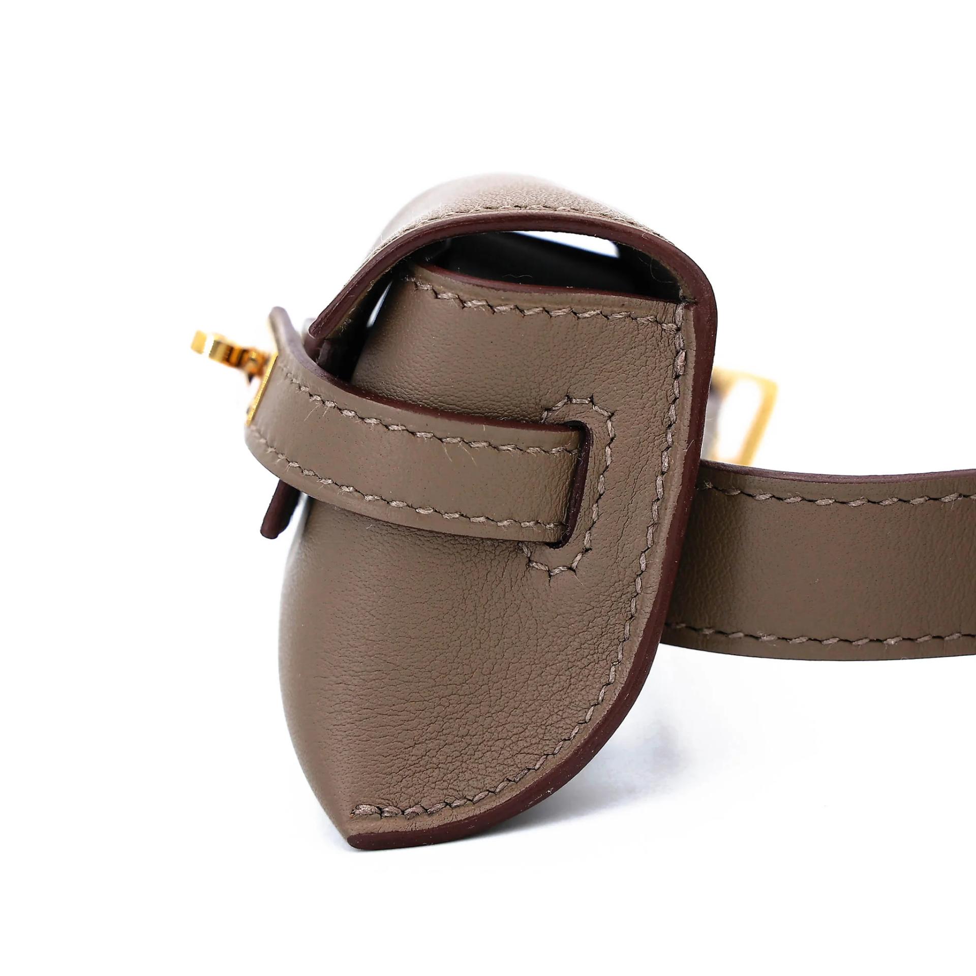 Unused ( Rank NS ) HERMÈS Kelly Moove Etoupe (18) Swift Gold hardware B (2023) - 7