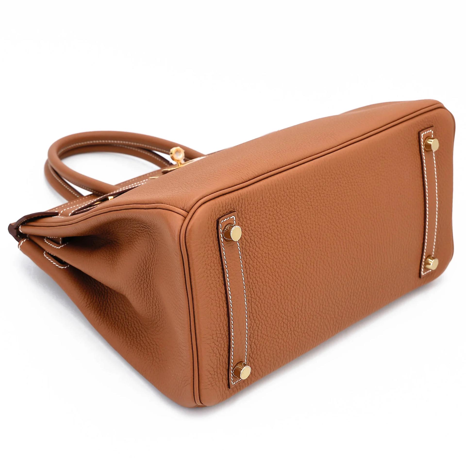 Unused ( Rank NS ) HERMÈS Birkin 30 Gold (37) Togo Palladium hardware U (2022) - 5