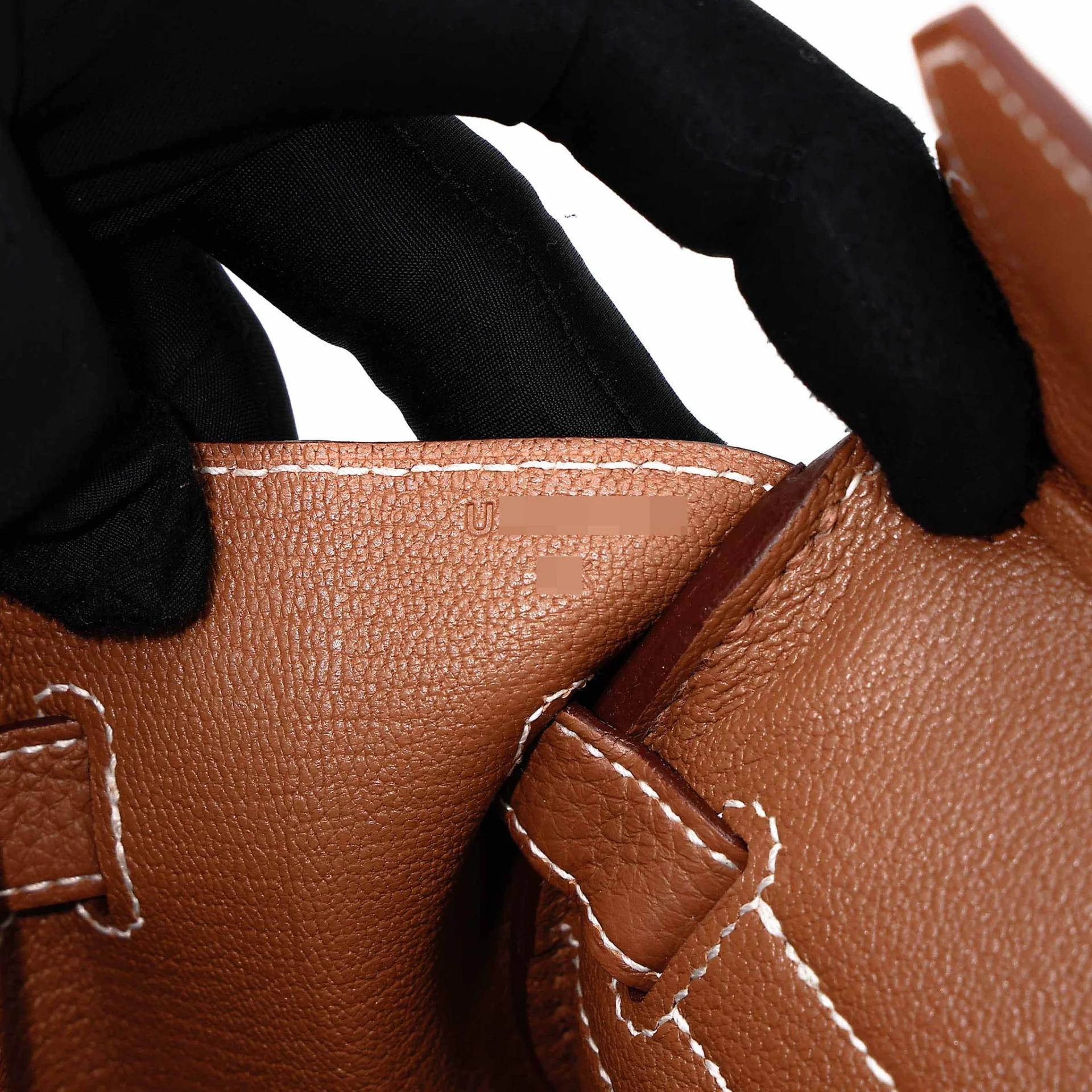 Unused ( Rank NS ) HERMÈS Birkin 30 Gold (37) Togo Palladium hardware U (2022) - 12