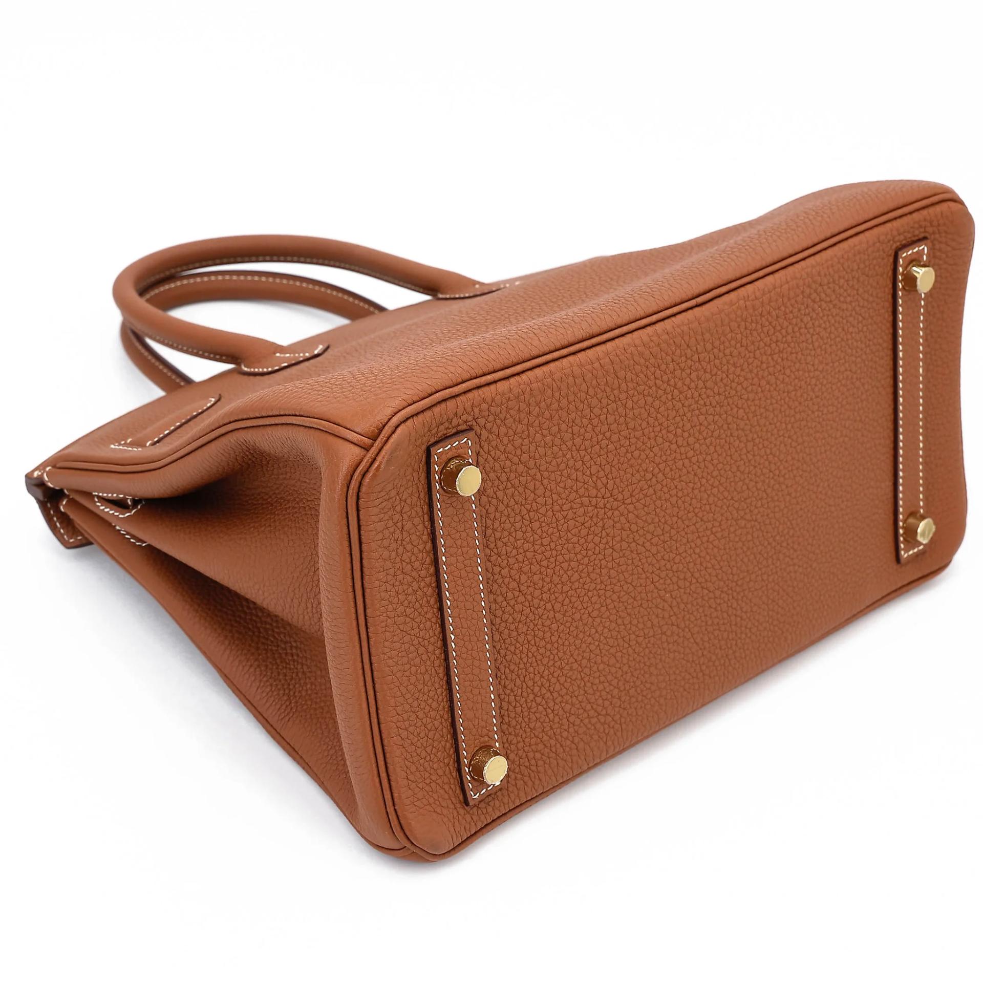 Very Good ( Rank A) HERMÈS Birkin 30 Gold (37) Togo Gold hardware D (2019) - 7