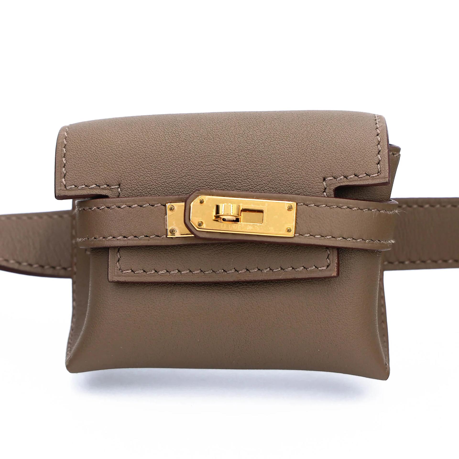 Unused ( Rank NS ) HERMÈS Kelly Moove Etoupe (18) Swift Gold hardware B (2023) - 4