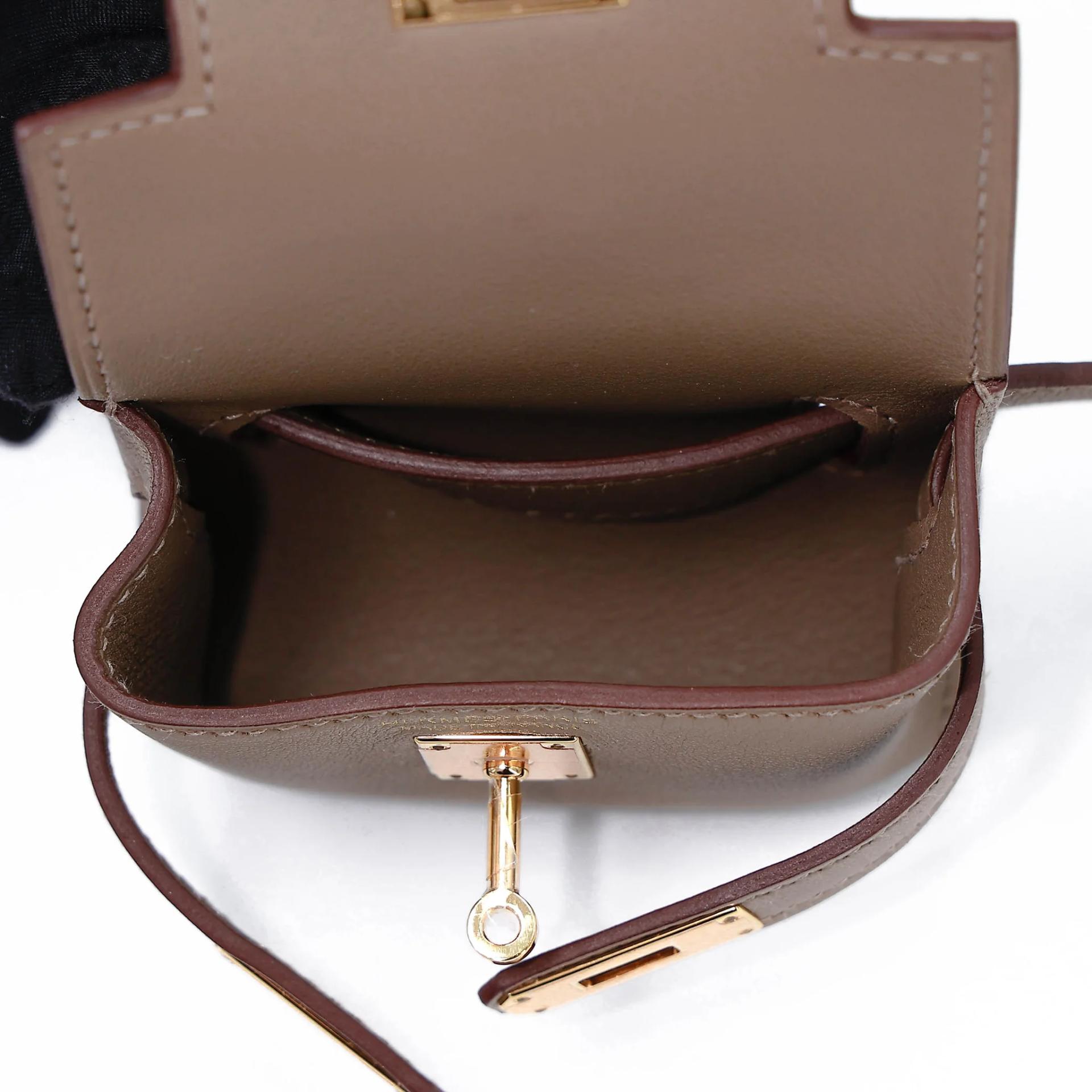 Unused ( Rank NS ) HERMÈS Kelly Moove Etoupe (18) Swift Gold hardware B (2023) - 16