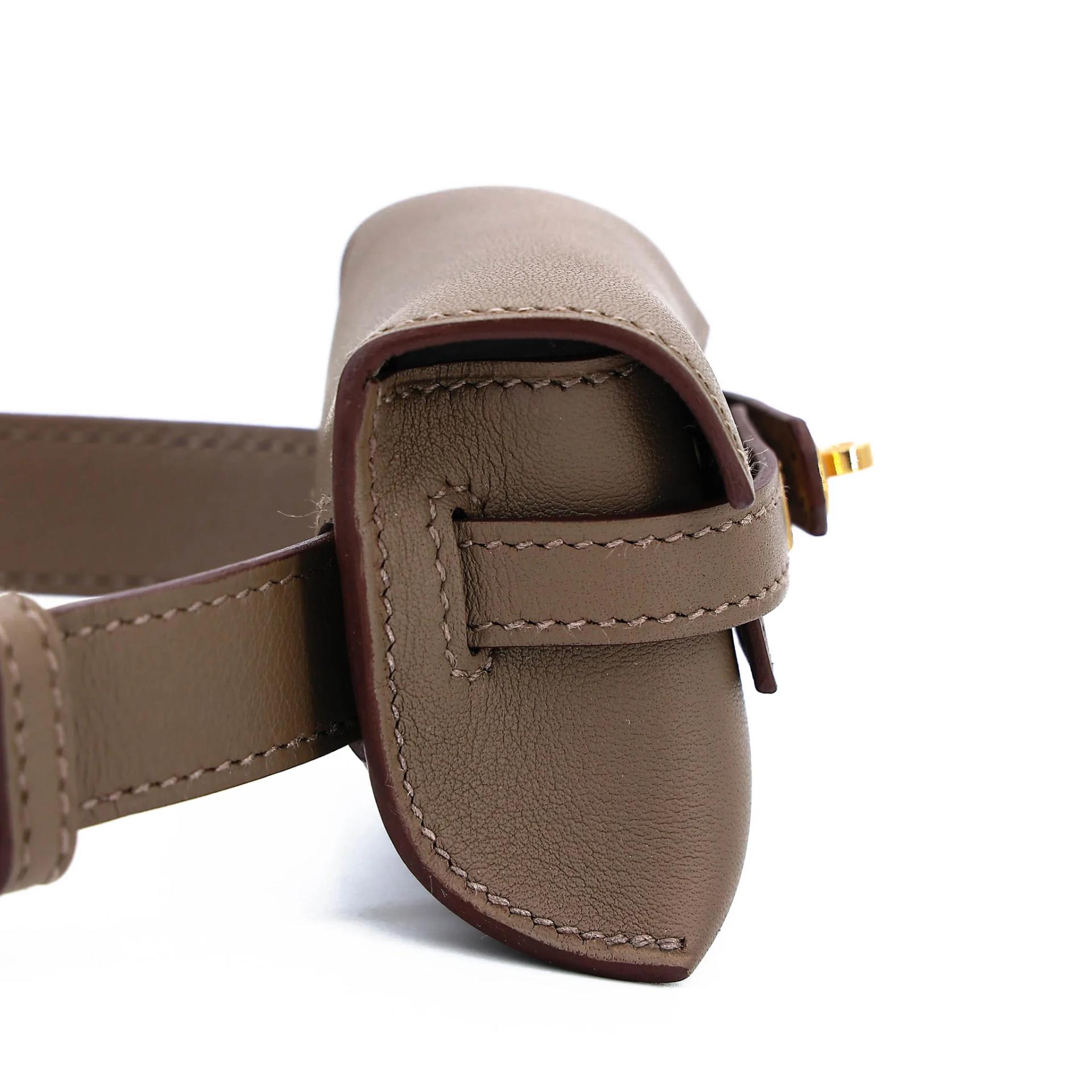 Unused ( Rank NS ) HERMÈS Kelly Moove Etoupe (18) Swift Gold hardware B (2023) - 6