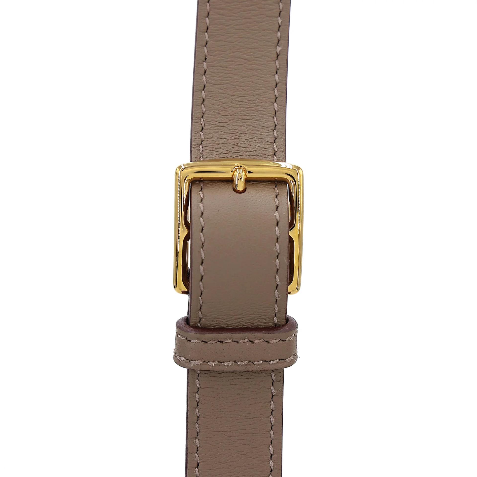 Unused ( Rank NS ) HERMÈS Kelly Moove Etoupe (18) Swift Gold hardware B (2023) - 37