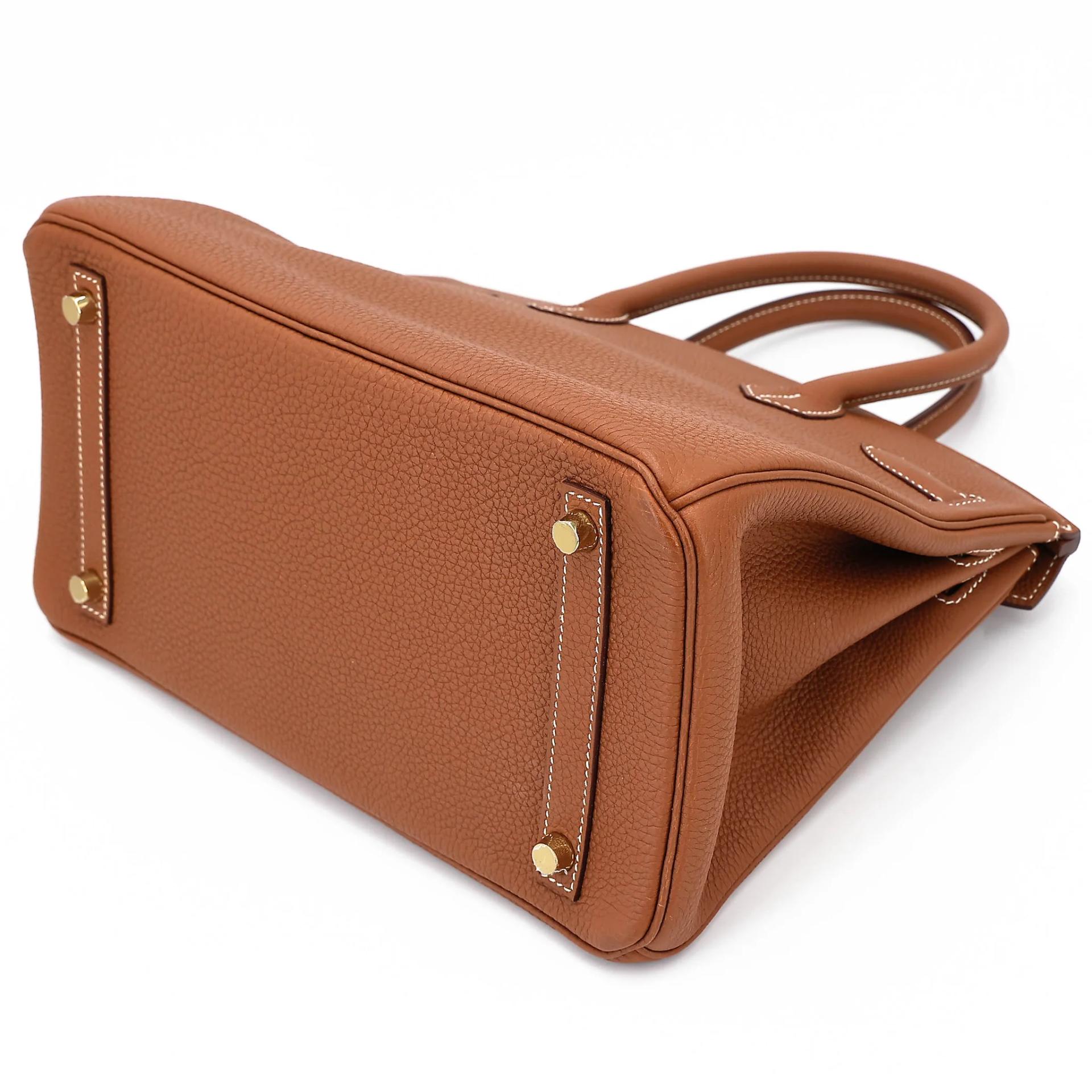 Very Good ( Rank A) HERMÈS Birkin 30 Gold (37) Togo Gold hardware D (2019) - 6