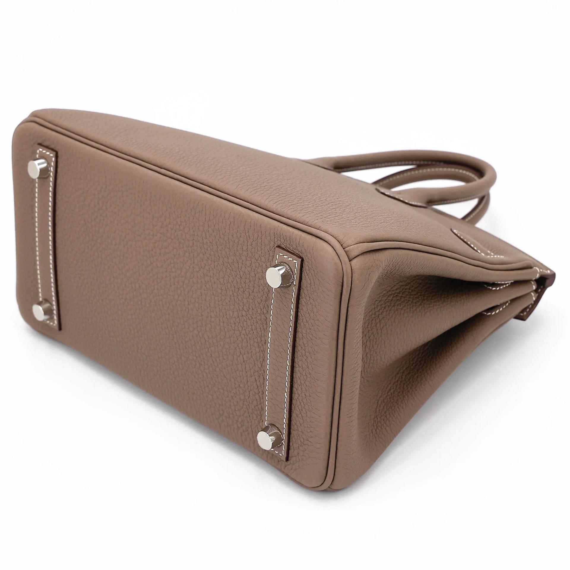 Brand New ( Rank N ) HERMÈS Birkin 25 Etoupe (18) Togo Palladium hardware G (2026) - 6