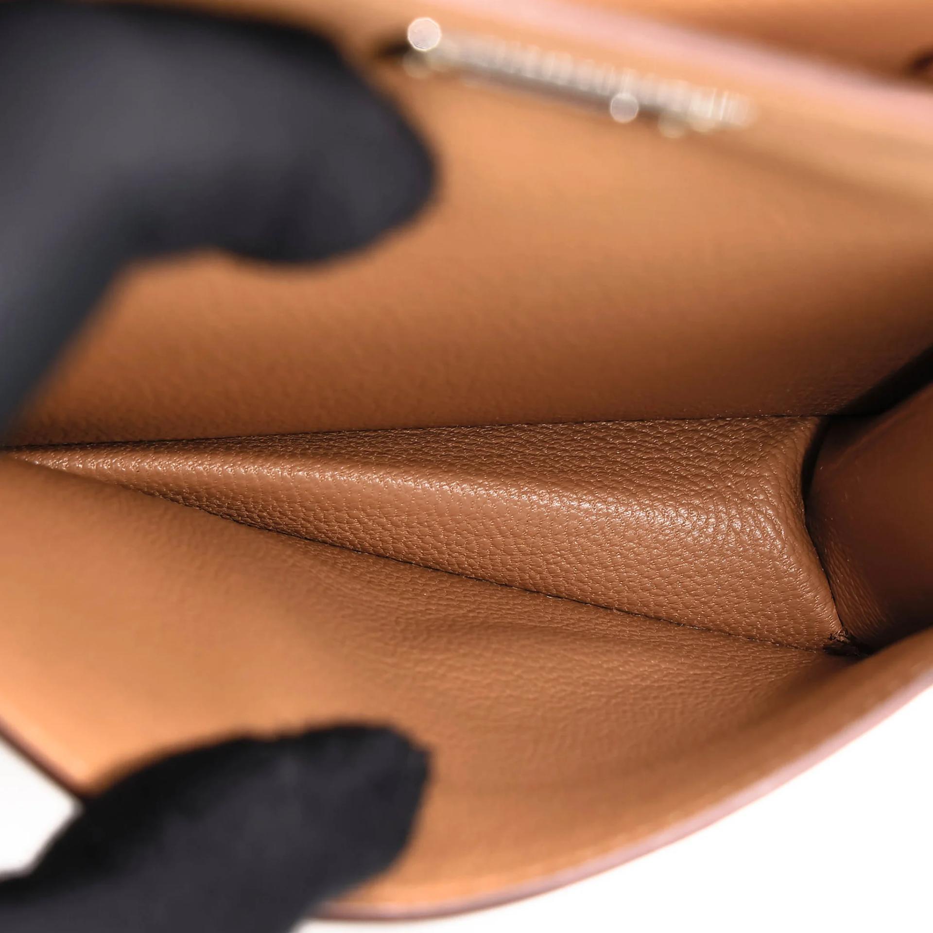 Brand New ( Rank N ) HERMÈS Limited Edition Kelly 20 en Desordre Biscuit (4B) Epsom Palladium hardware G (2026) - 14