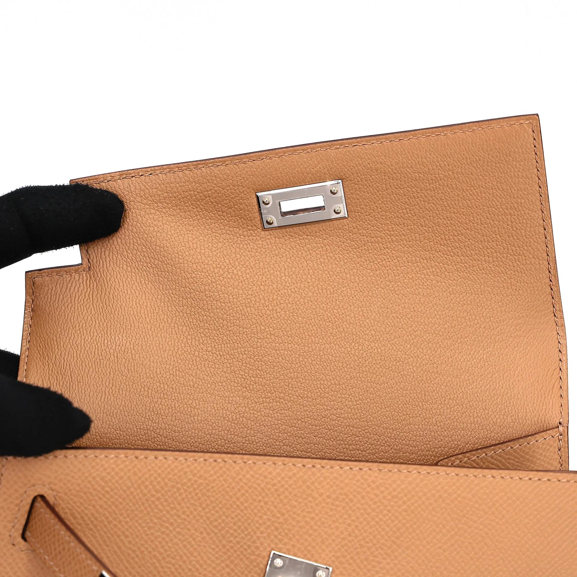 Brand New ( Rank N ) HERMÈS Limited Edition Kelly 20 en Desordre Biscuit (4B) Epsom Palladium hardware G (2026) - 20