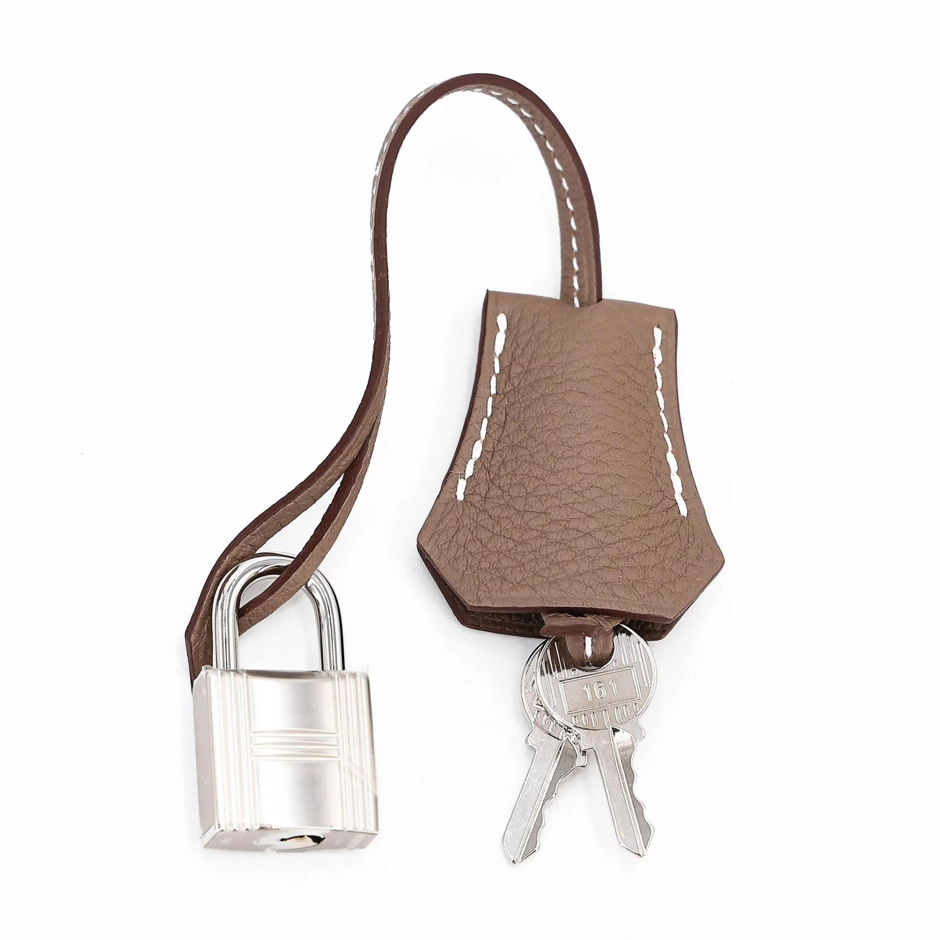 Brand New ( Rank N ) HERMÈS Birkin 25 Etoupe (18) Togo Palladium hardware G (2026) - 16