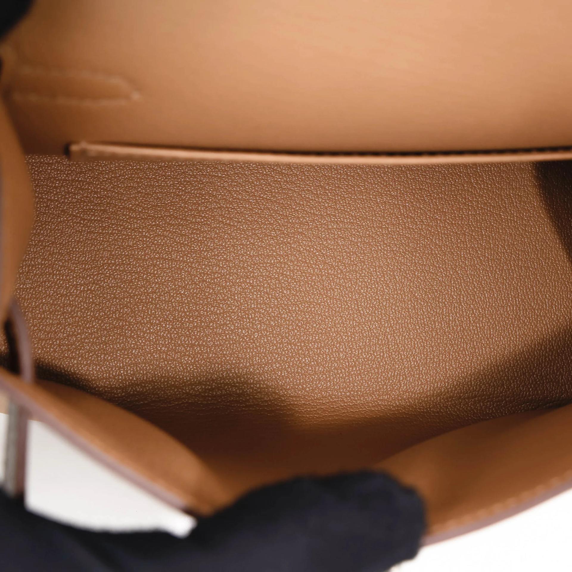 Brand New ( Rank N ) HERMÈS Limited Edition Kelly 20 en Desordre Biscuit (4B) Epsom Palladium hardware G (2026) - 25