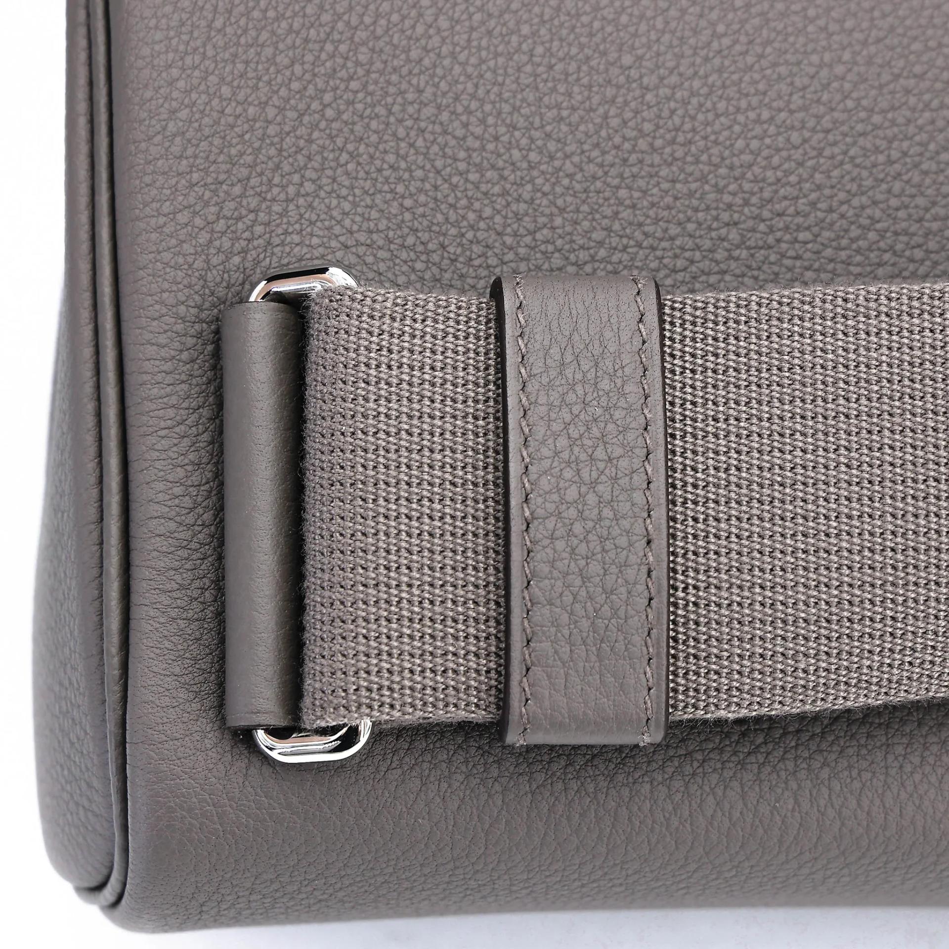 Brand New ( Rank N ) HERMÈS Hac a Dos PM Etain (8F) Togo Palladium hardware G (2026) - 8